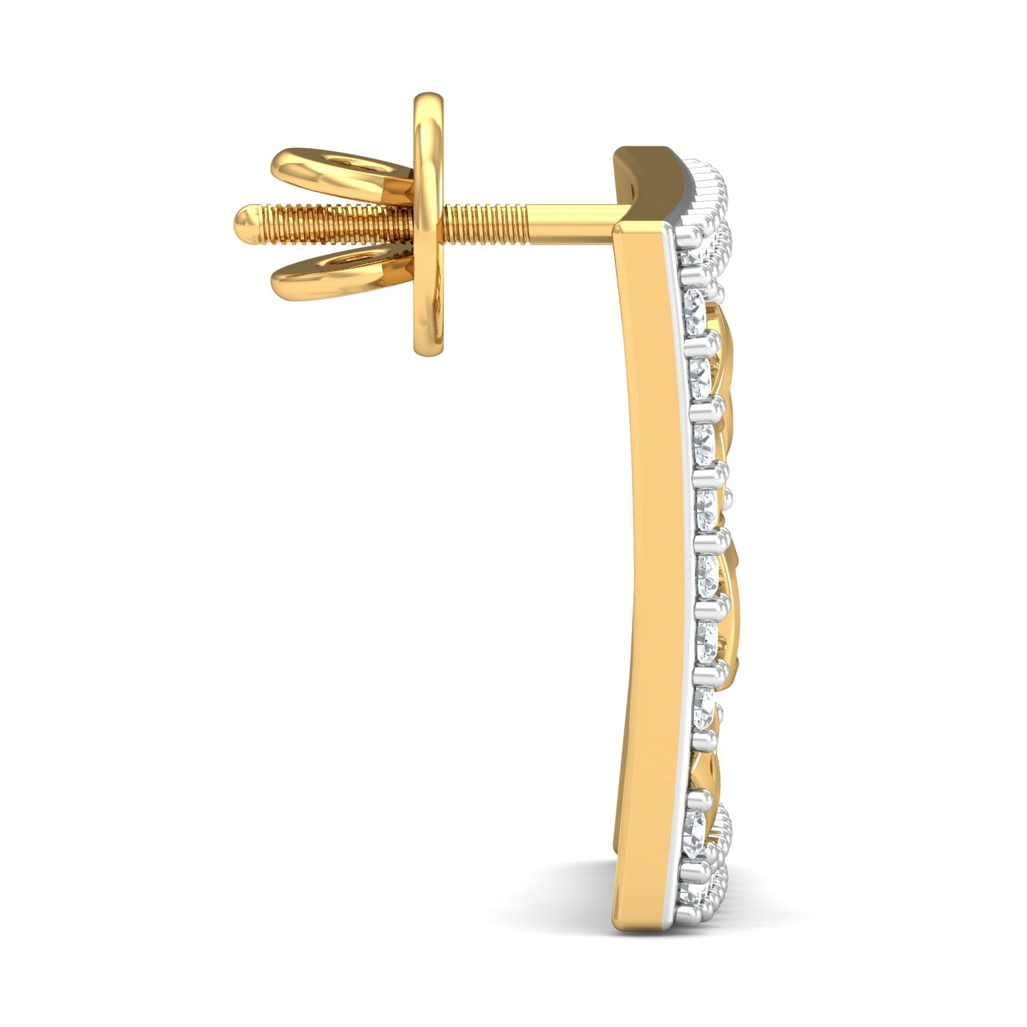 Nidal Jewels | Cosmic Cube Gold and Diamond Pendant Set - Nidal Jewels