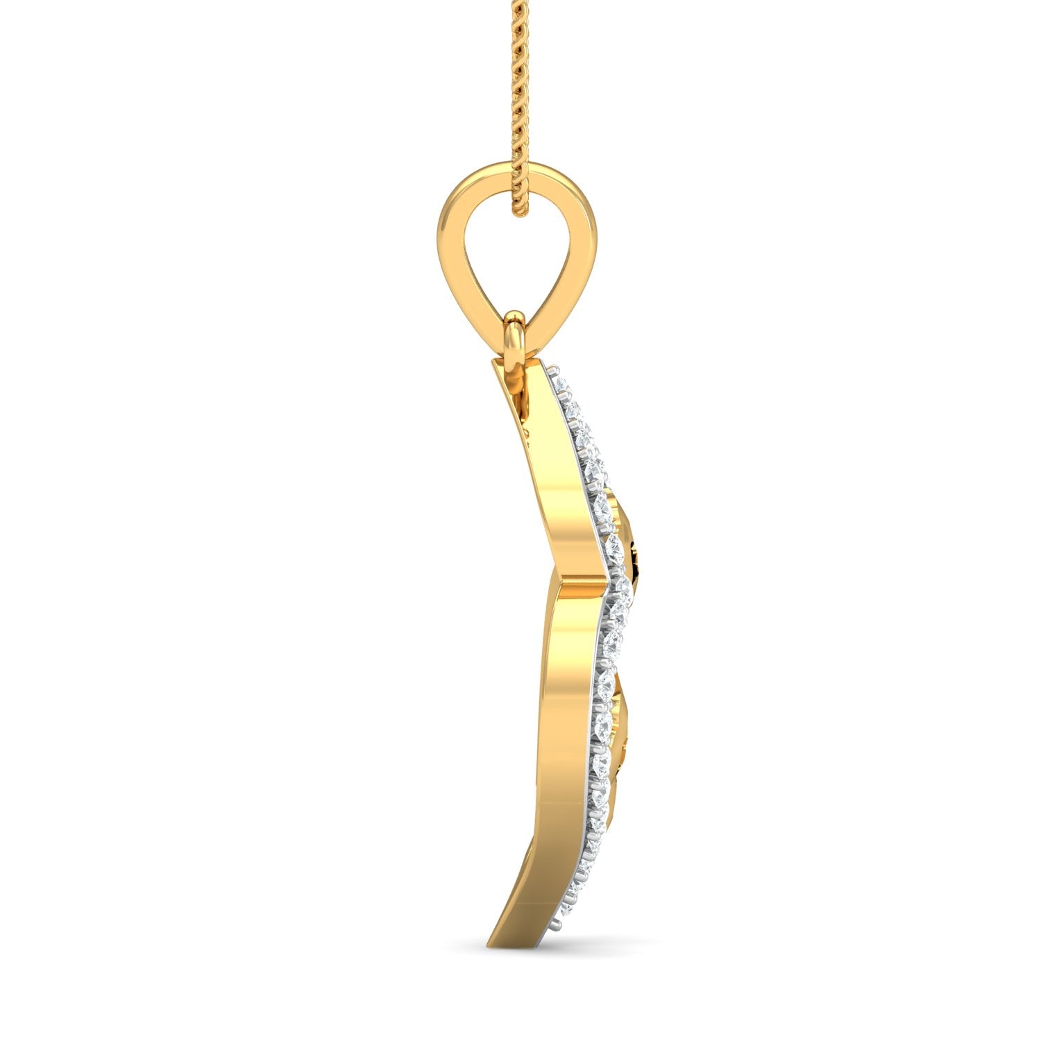 Nidal Jewels | Petal Quartet Gold and Diamond Pendant Set
