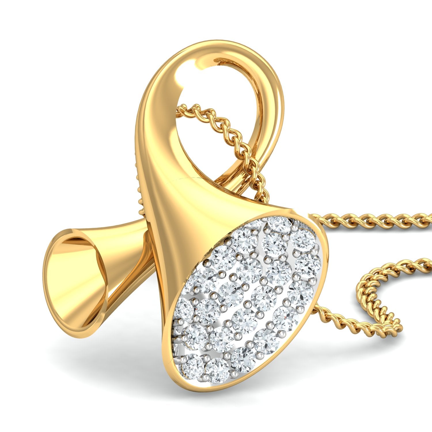 Nidal Jewels | Symphony Gold and Diamond Pendant Set