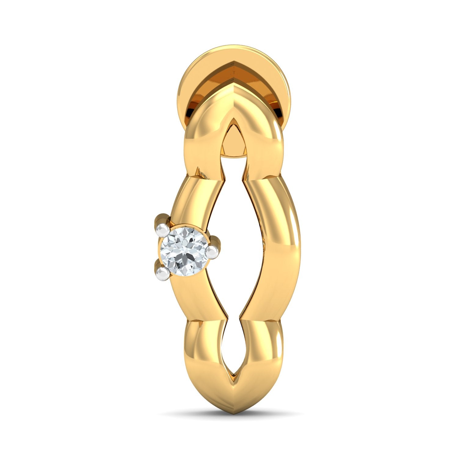 Nidal Jewels | Golden Cloudlet Gold and Diamond Pendant Set