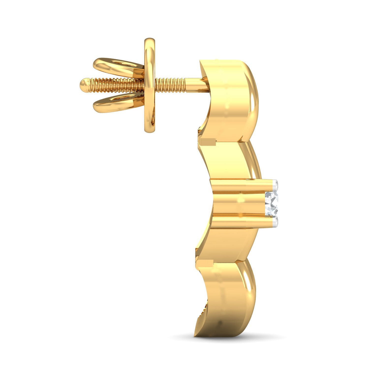 Nidal Jewels | Golden Cloudlet Gold and Diamond Pendant Set