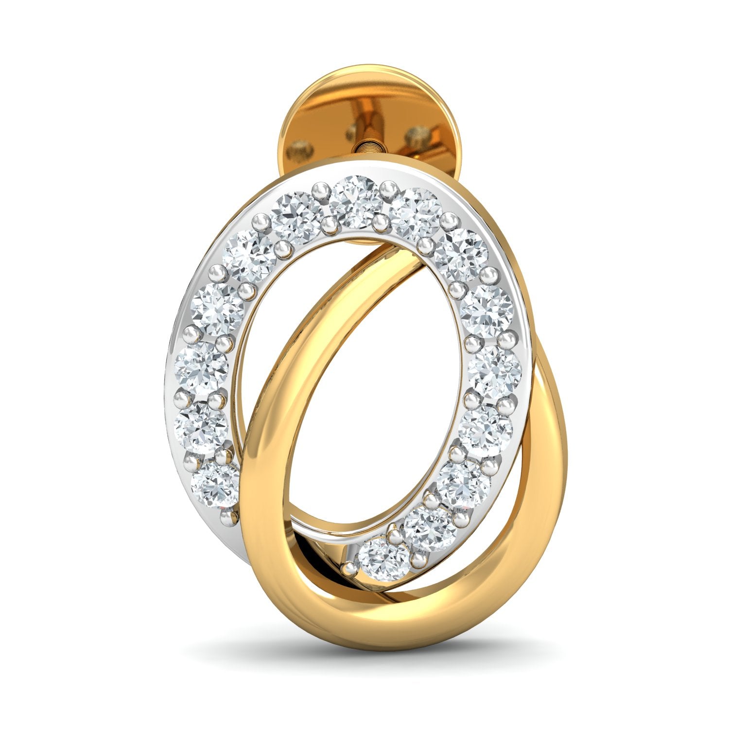 Nidal Jewels | Eternal Loop Gold and Diamond Pendant Set - Nidal Jewels