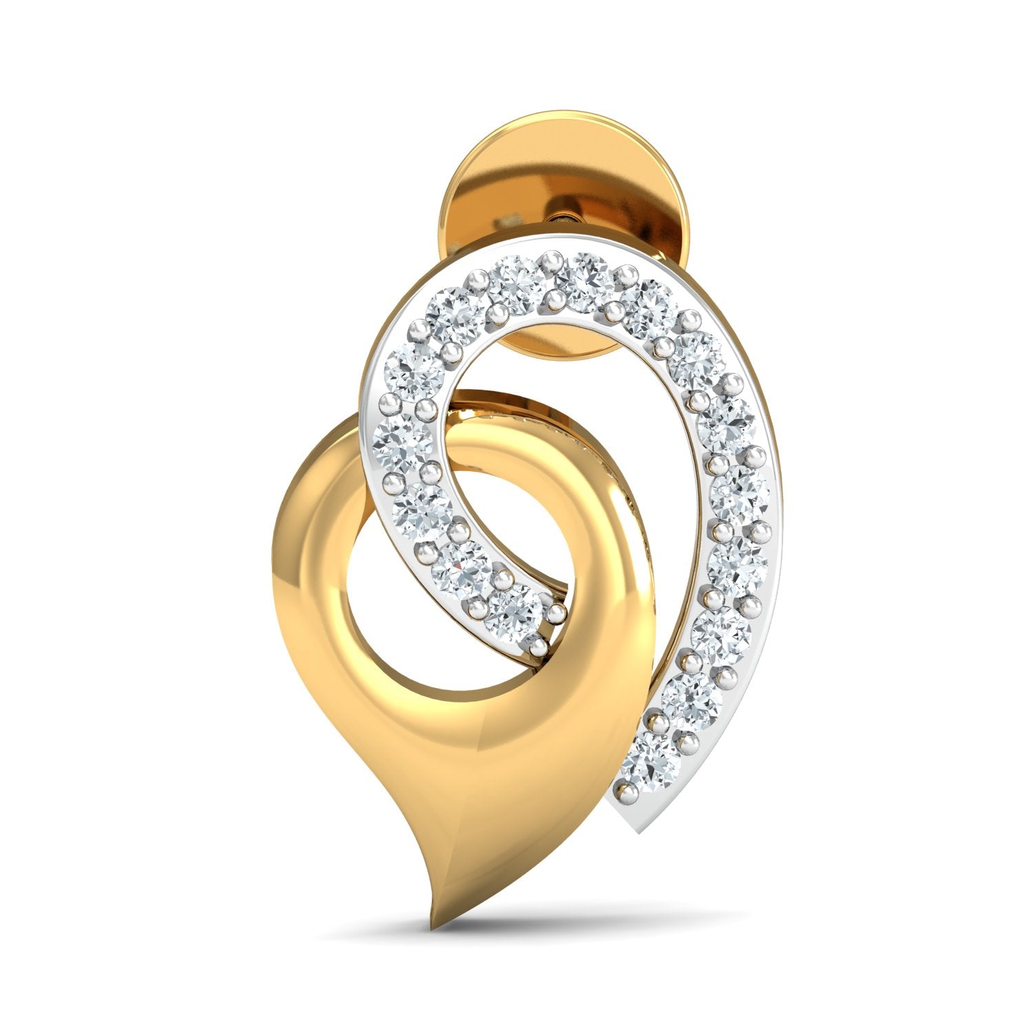 Nidal Jewels | Lovise Flame Gold and Diamond Pendant Set