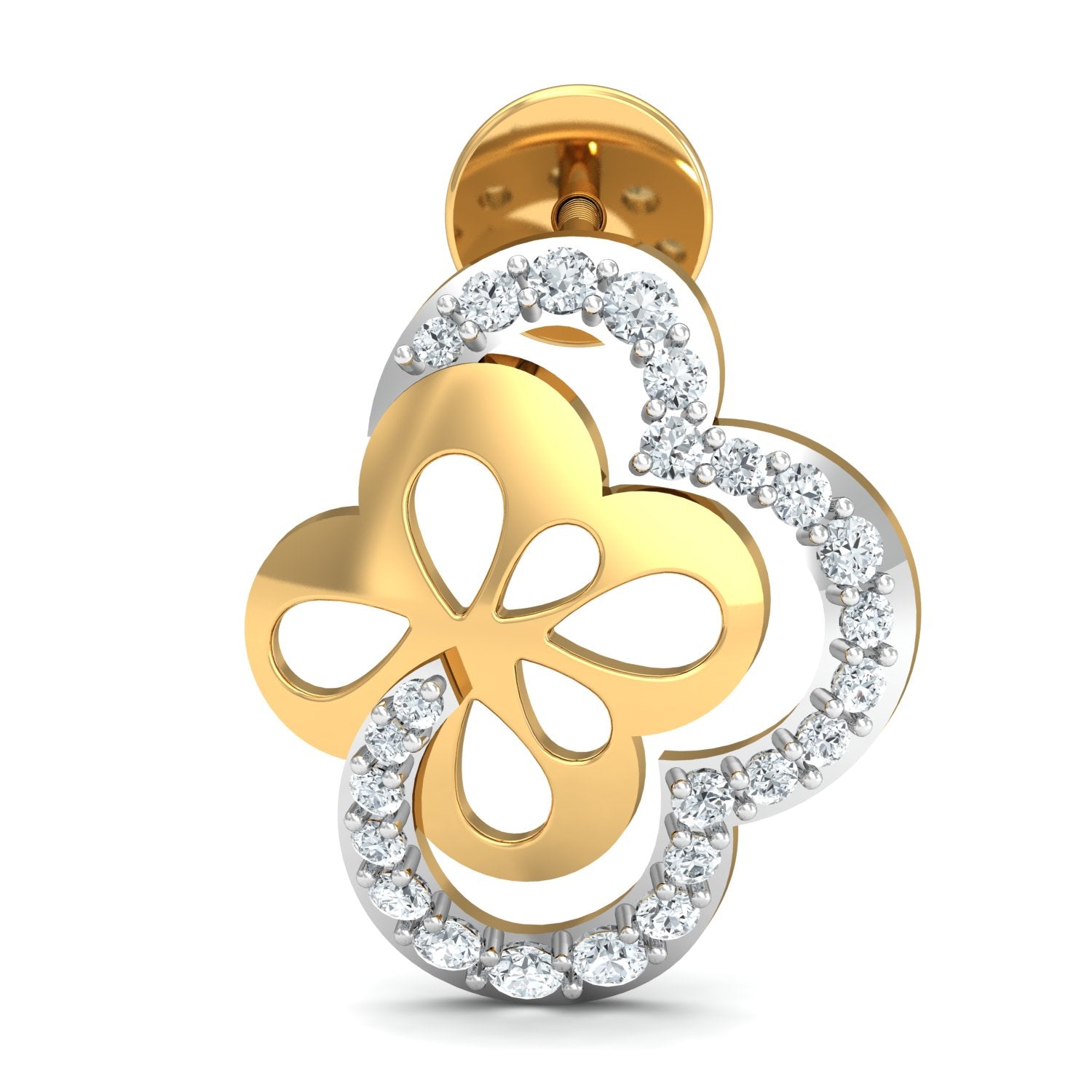 Nidal Jewels | Stellar Bloom Gold and Diamond Pendant Set