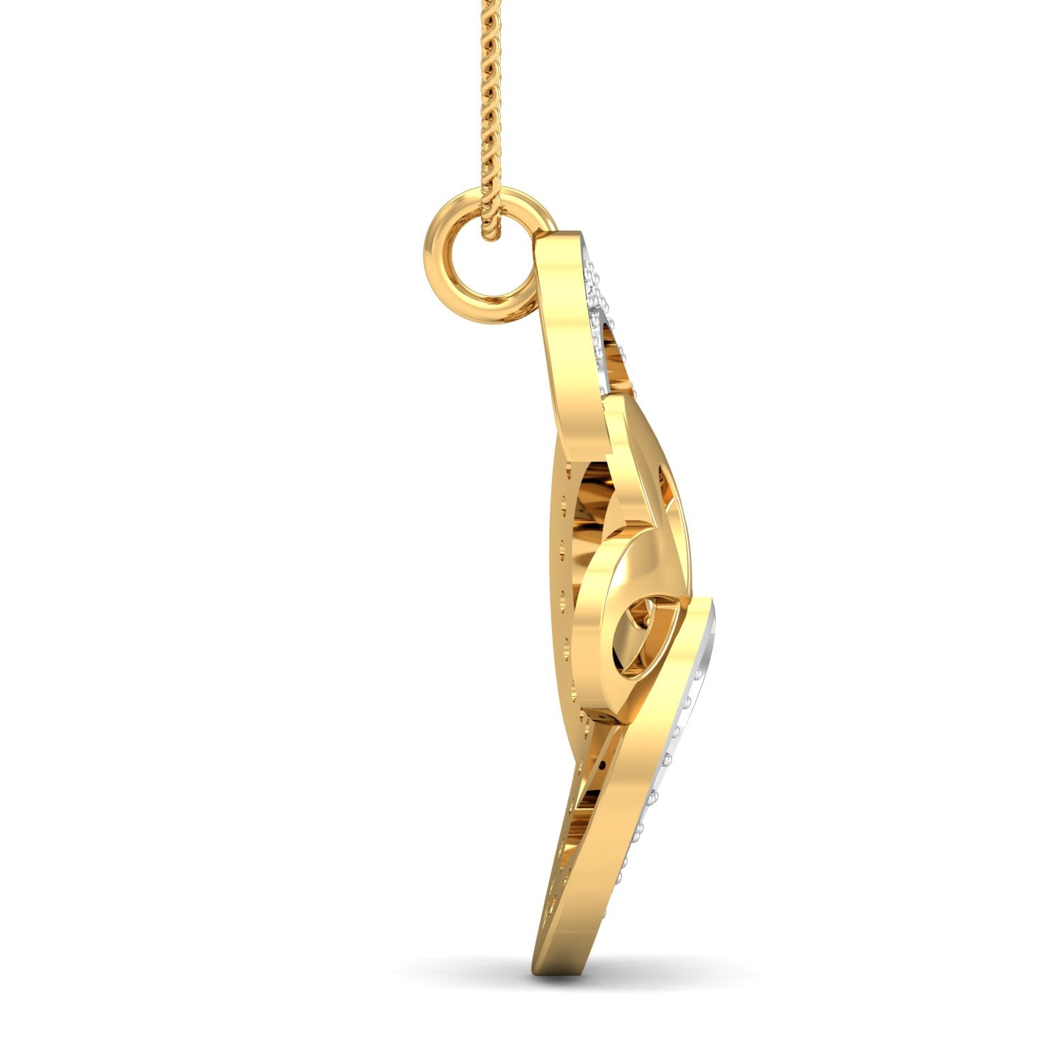 Nidal Jewels | Stellar Bloom Gold and Diamond Pendant Set