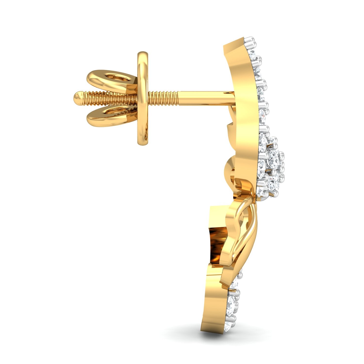 Nidal Jewels | Elegant Floral Gold and Diamond Pendant Set