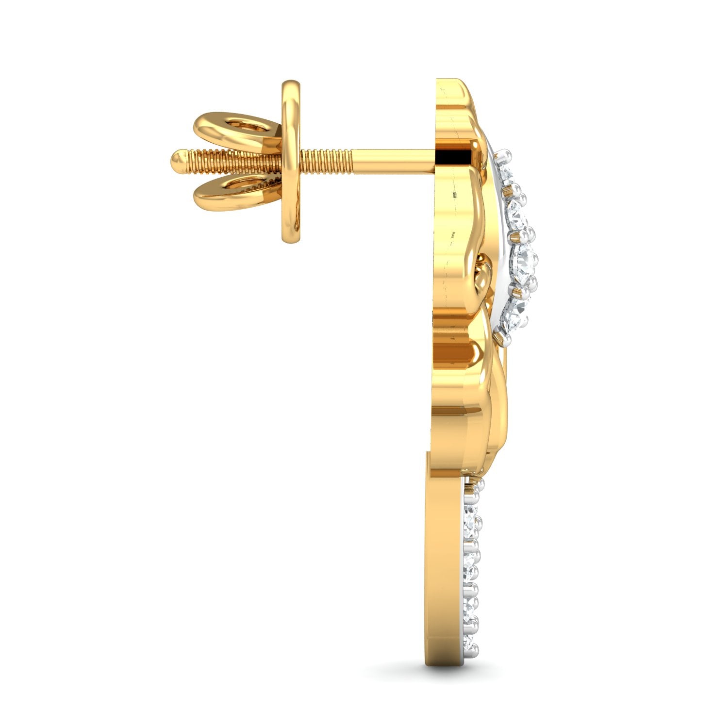 Nidal Jewels | Golden Gleam  Diamond Pendant Set