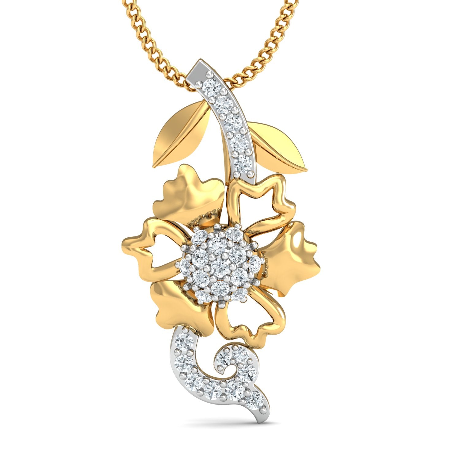 Nidal Jewels | Enchanted Gold and Diamond Pendant Set