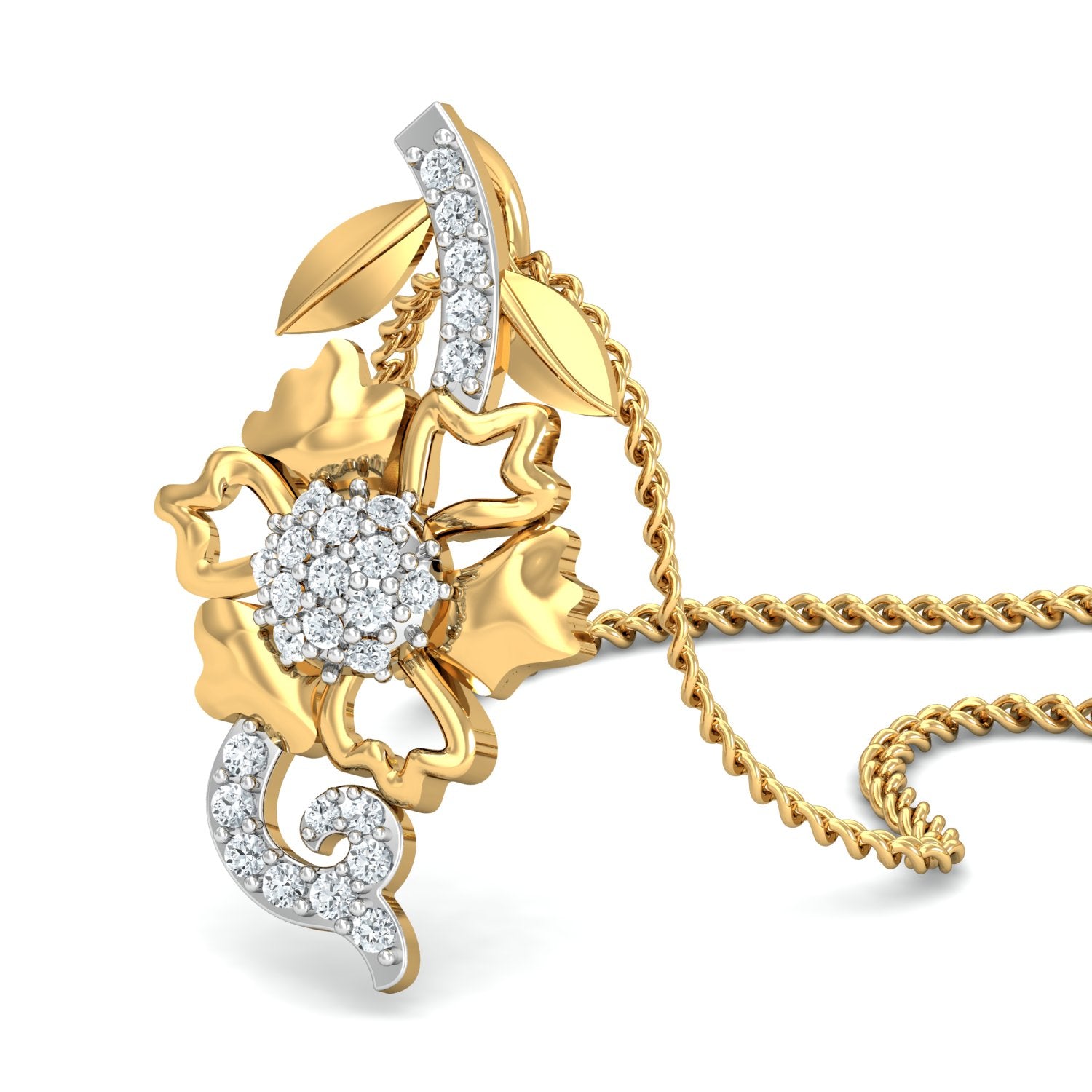 Nidal Jewels | Enchanted Gold and Diamond Pendant Set
