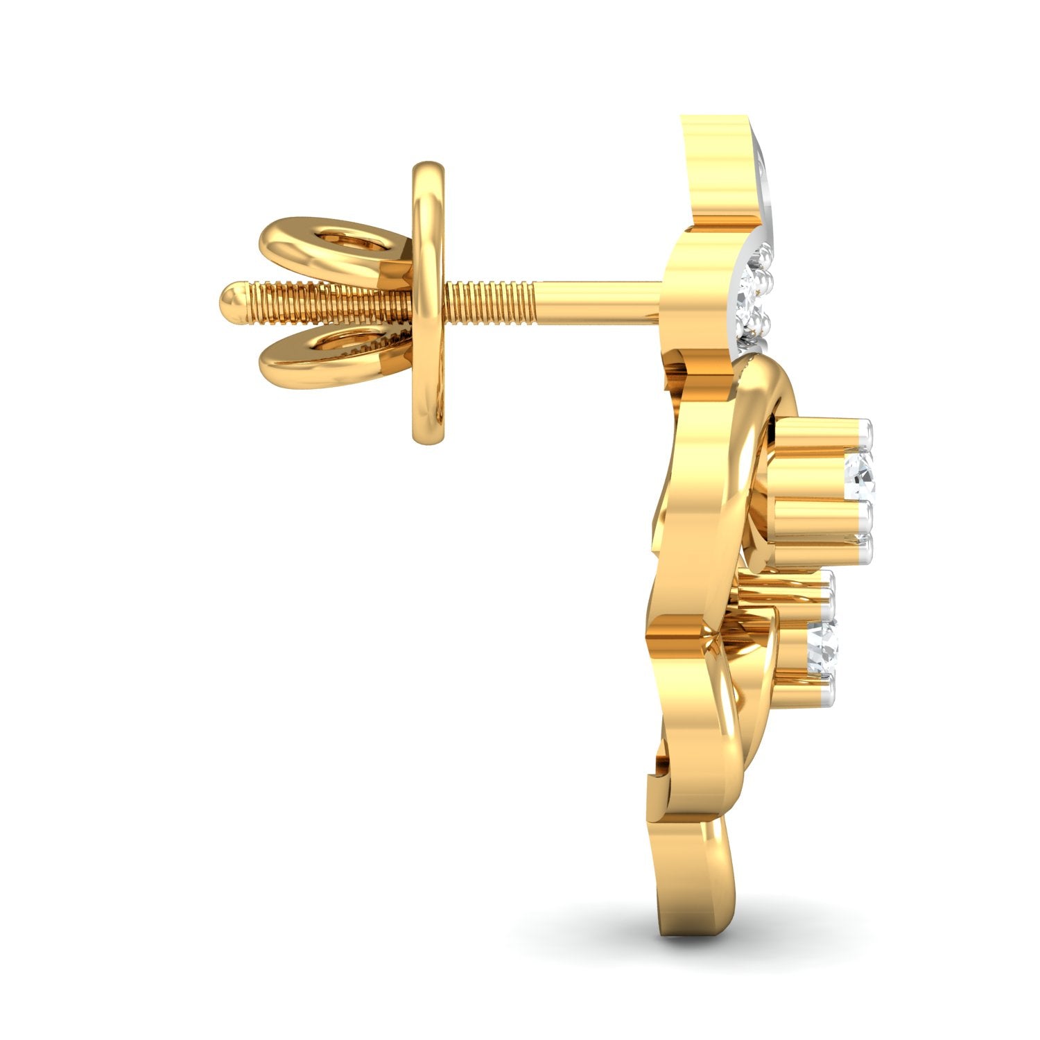 Nidal Jewels | Meadow Melody Mixed Metal Diamond Pendant - Nidal Jewels