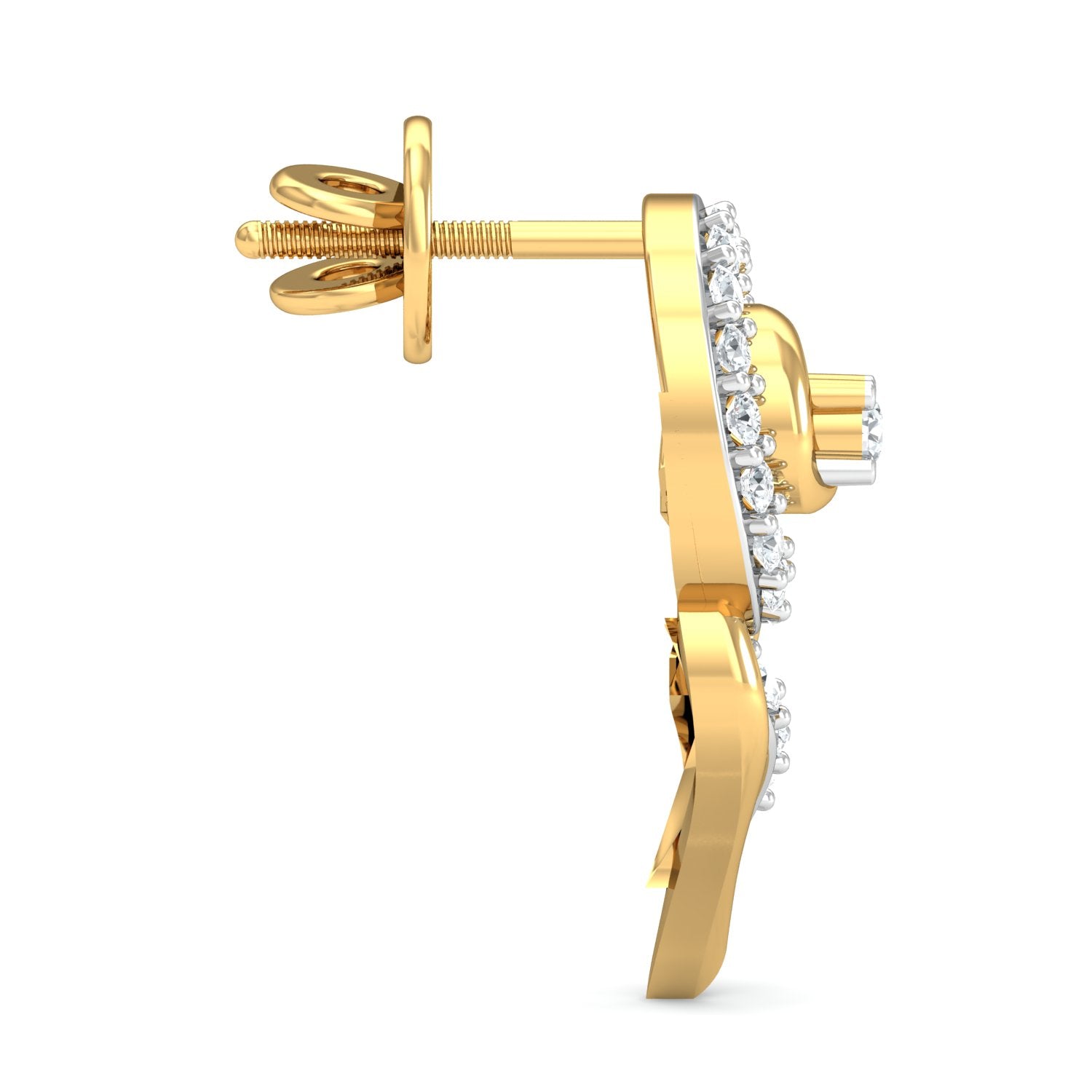 Nidal Jewels | Heartfelt Swirl Gold and Diamond Pendant Set