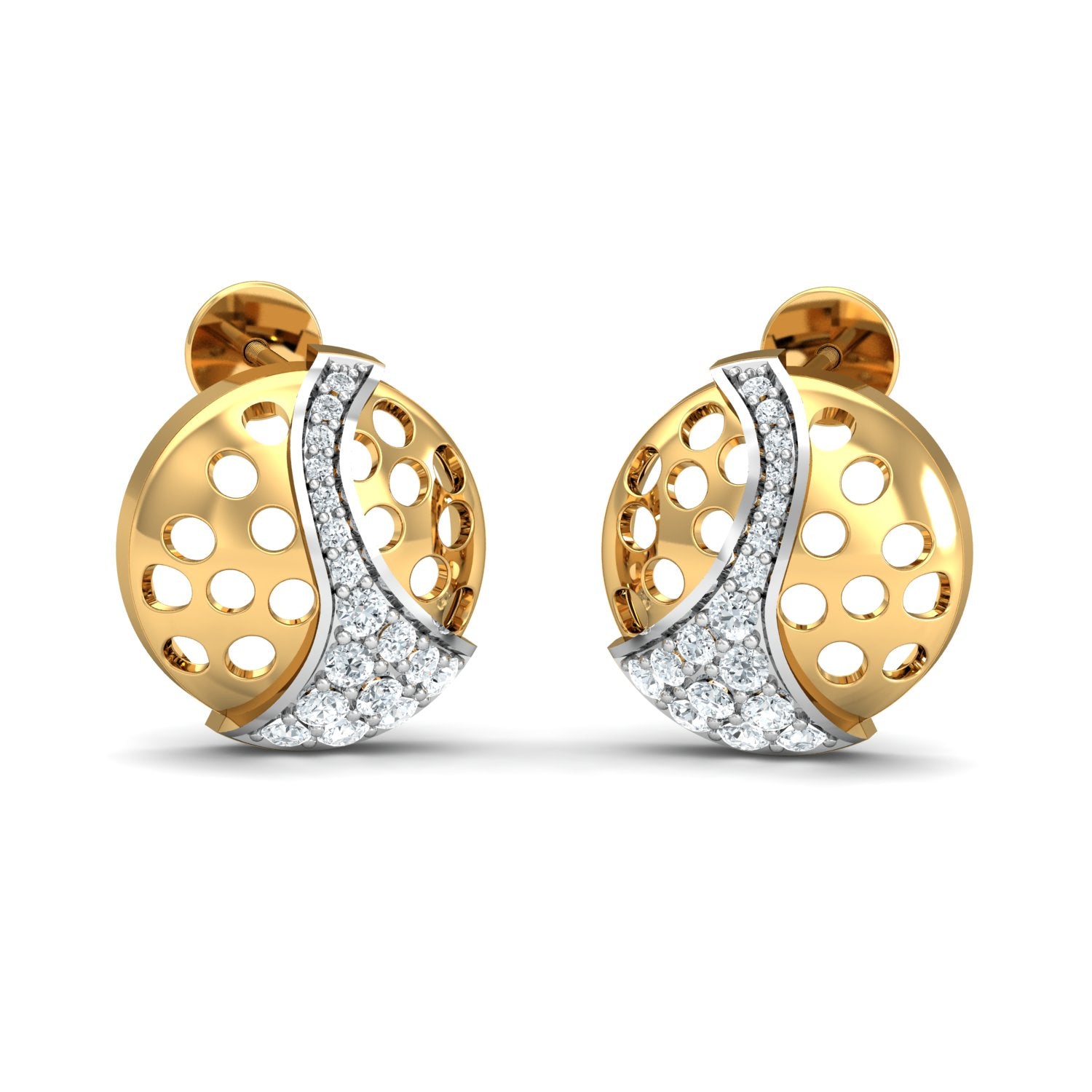 Nidal Jewels | Diamond Encrusted Gold Pendant Set