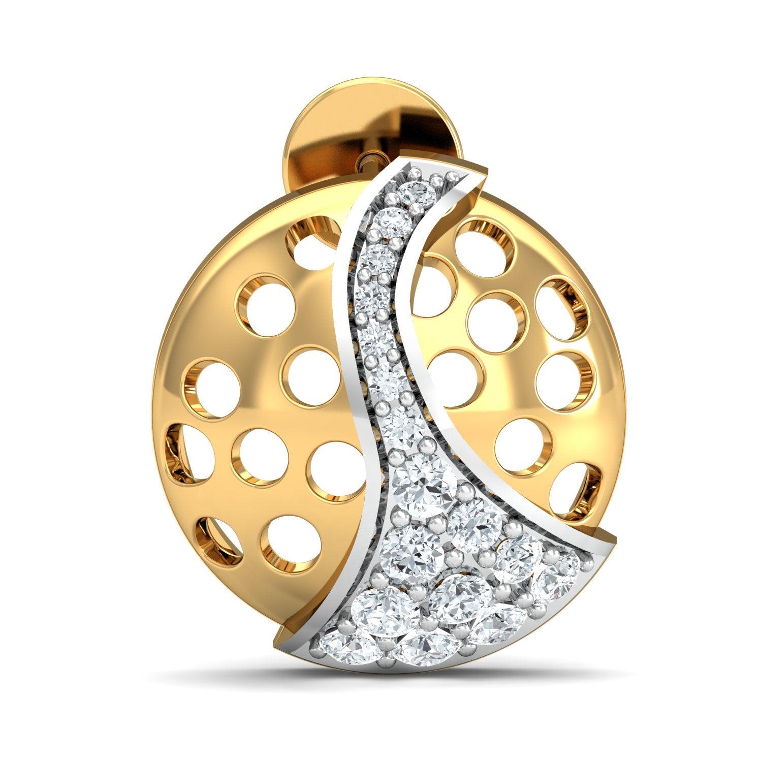 Nidal Jewels | Diamond Encrusted Gold Pendant Set