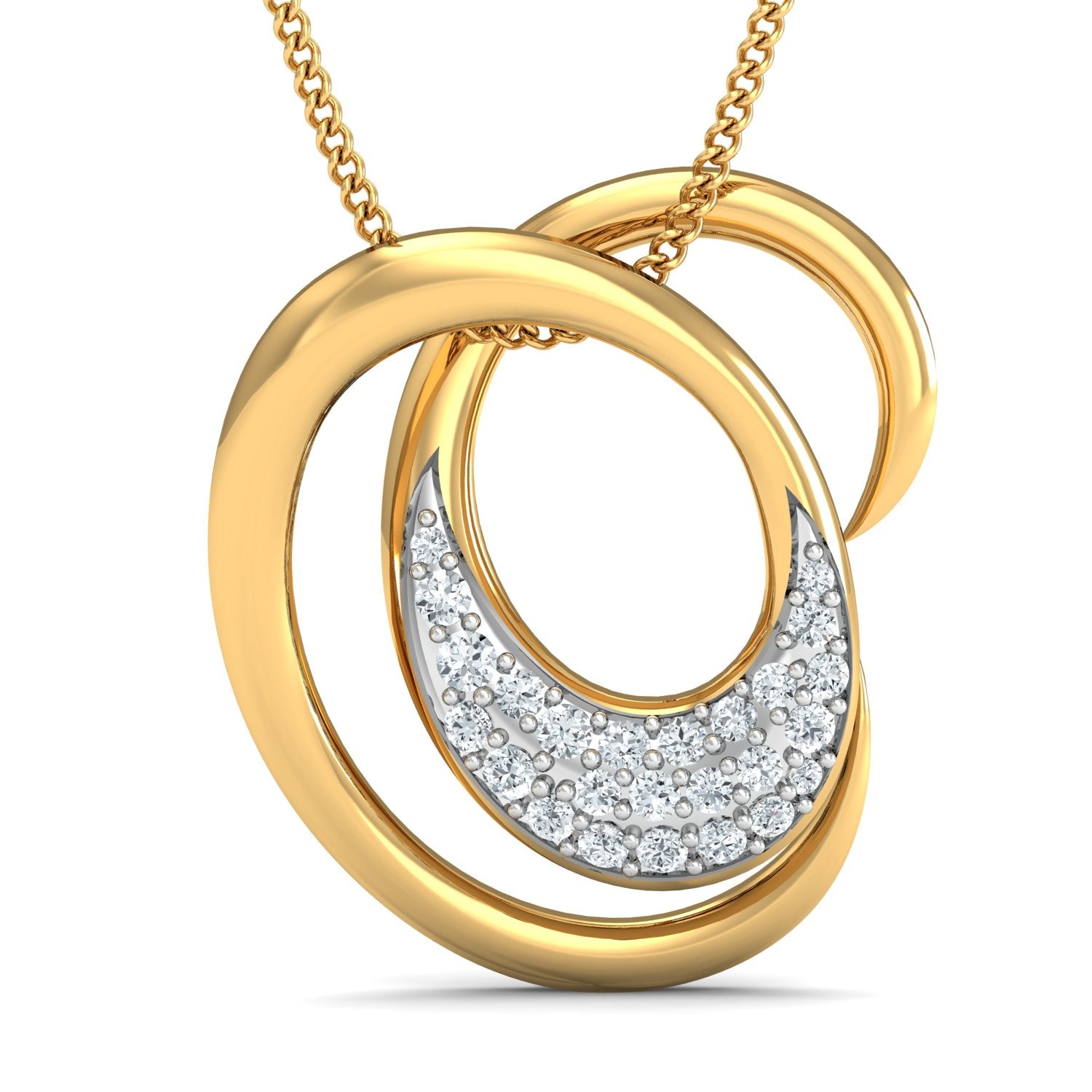Nidal Jewels | Starry Orb Gold and Diamond Pendant Set