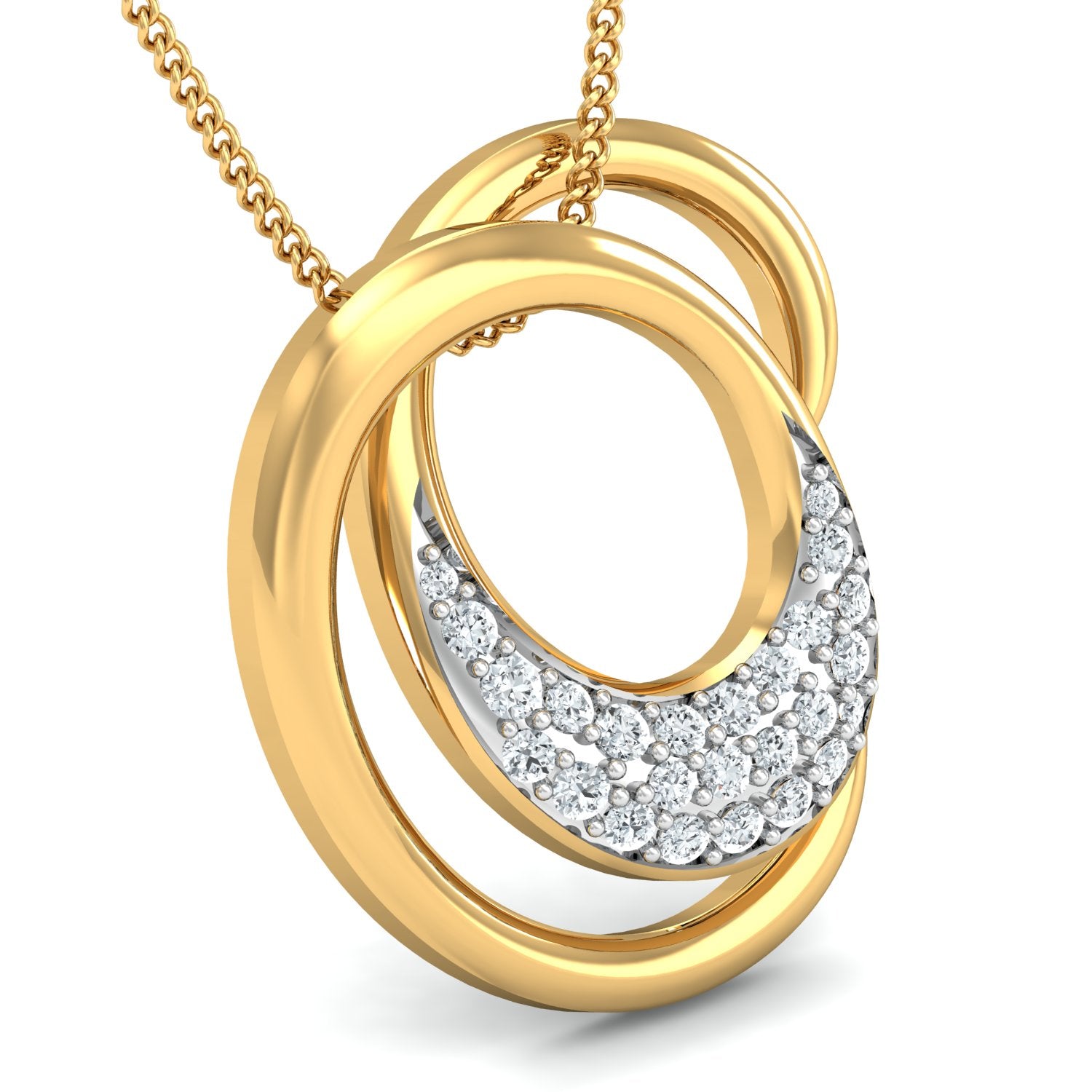 Nidal Jewels | Starry Orb Gold and Diamond Pendant Set