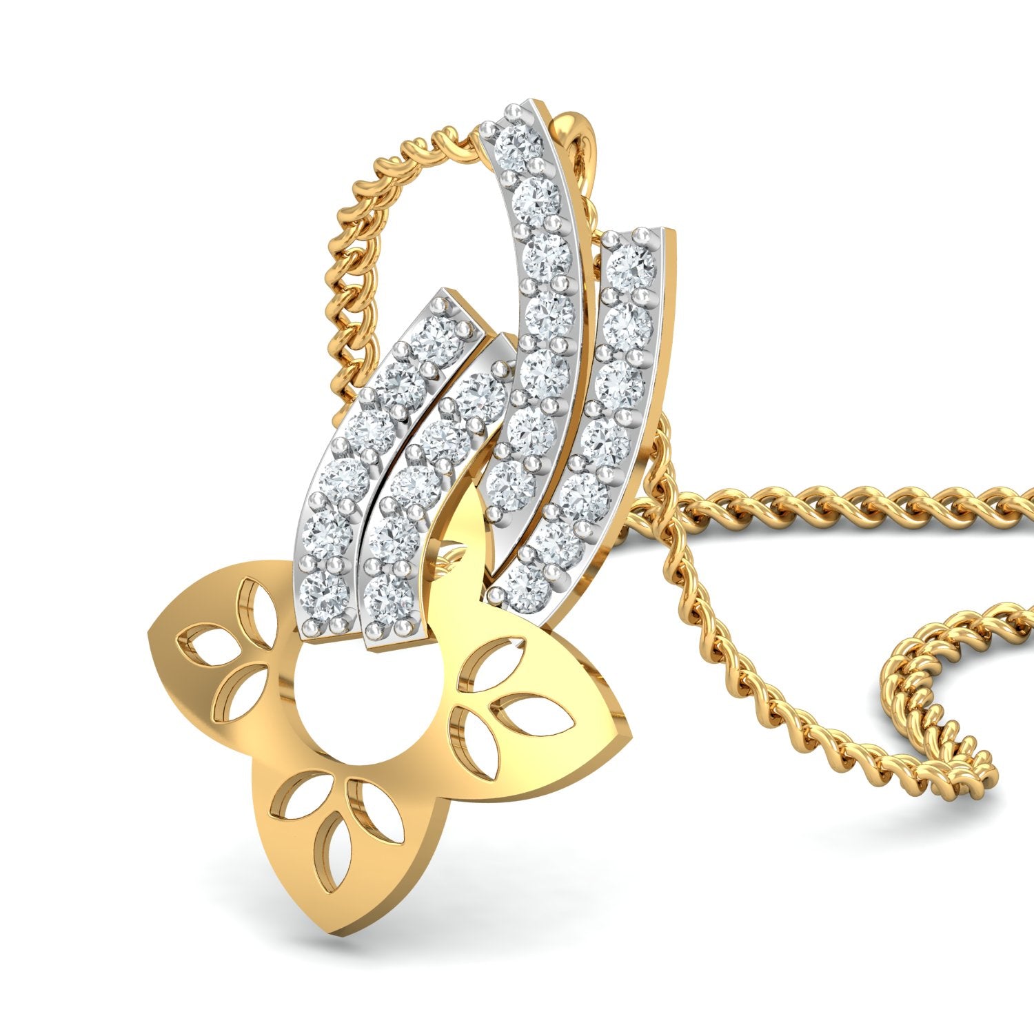 Nidal Jewels | Sunbeam Gold and Diamond Pendant Set