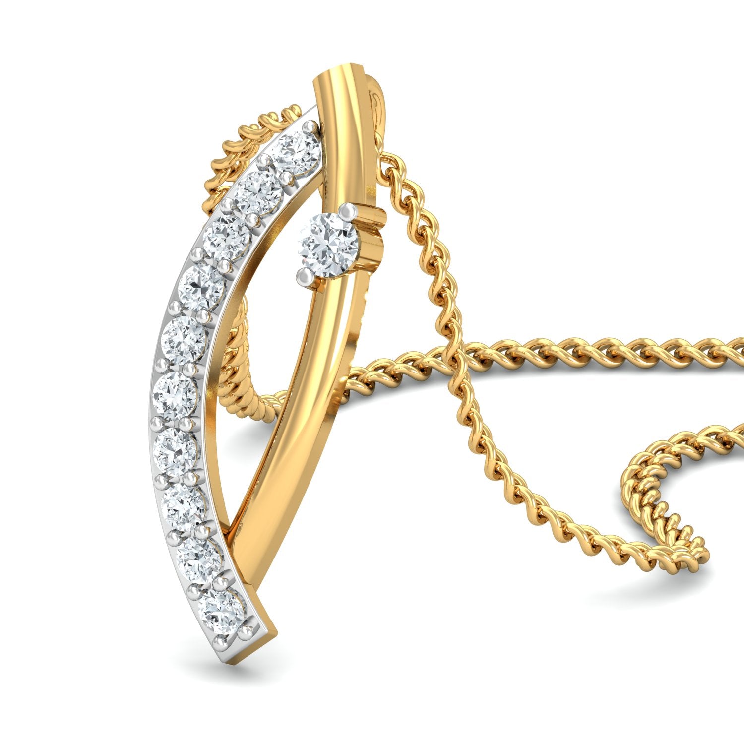 Nidal Jewels | Twilight Gold and Diamond Pendant Set