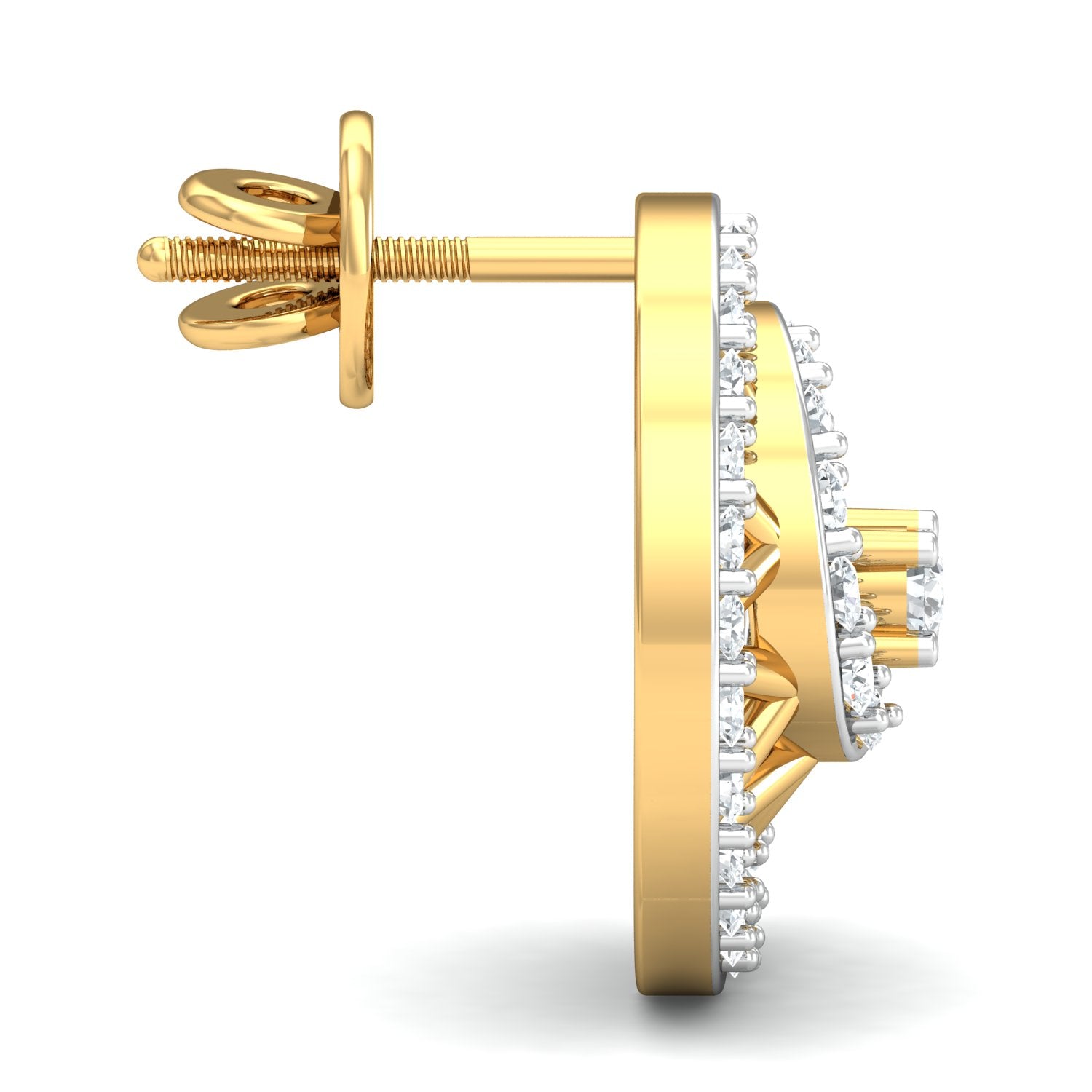 Nidal Jewels | Golden Moon and Star Diamond Pendant Set