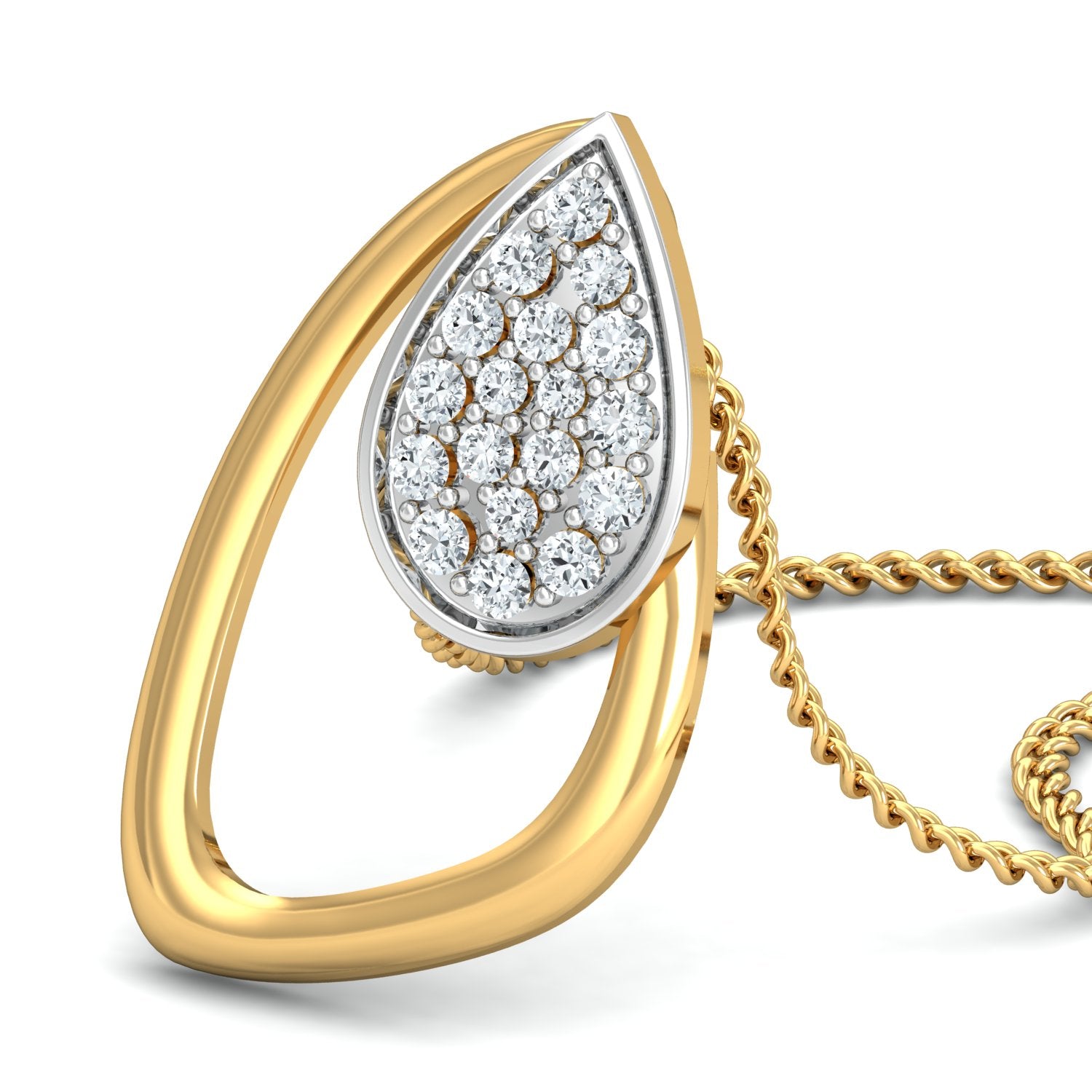 Nidal Jewels | Velvet Spark Gold and Diamond Pendant Set