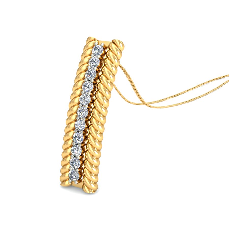 Nidal Jewels | Ray Gold and Diamond Pendant Set