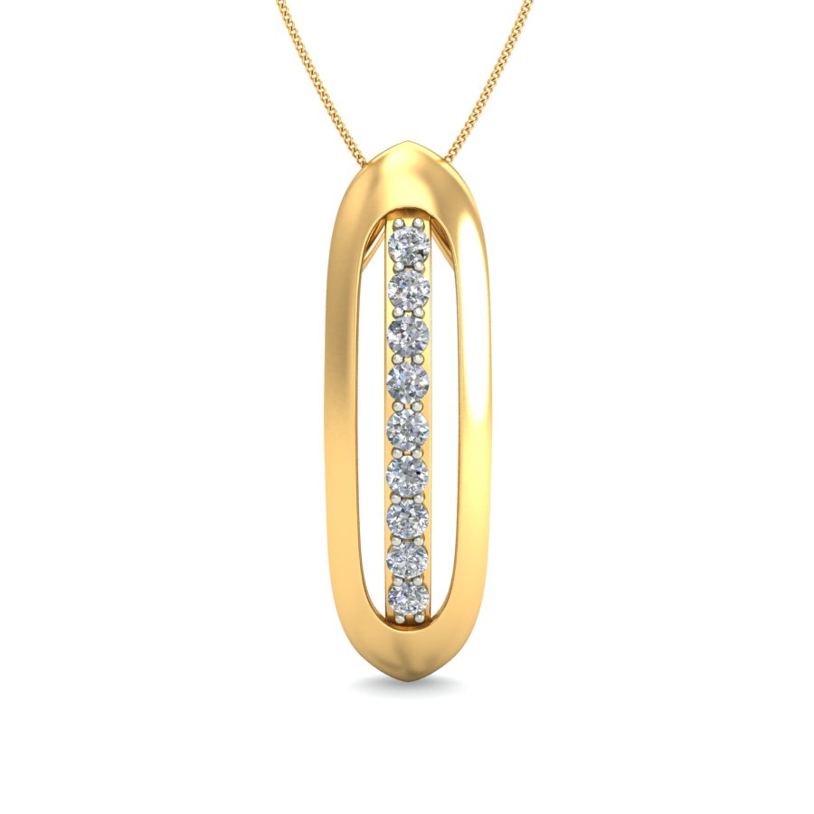 Nidal Jewels | Dawn Gold and Diamond Pendant Set