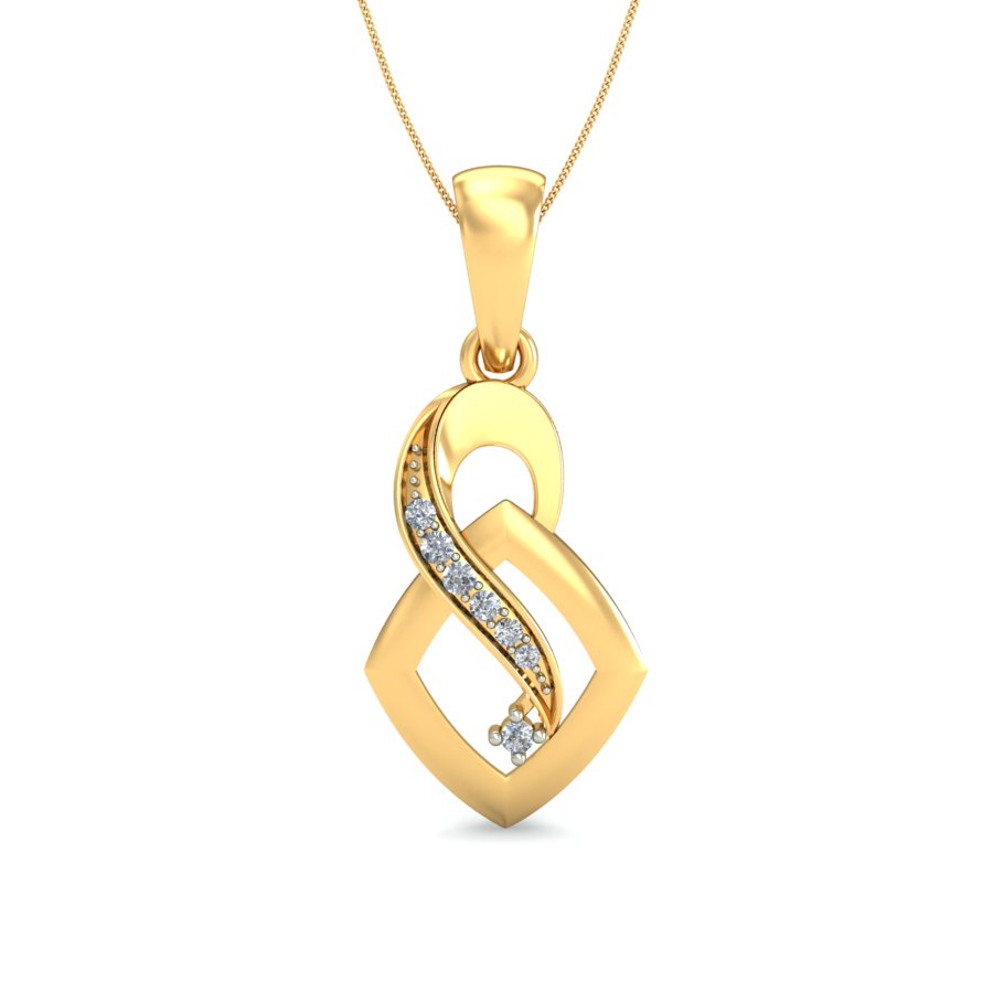 Nidal Jewels | Serene Gold and Diamond Pendant Set