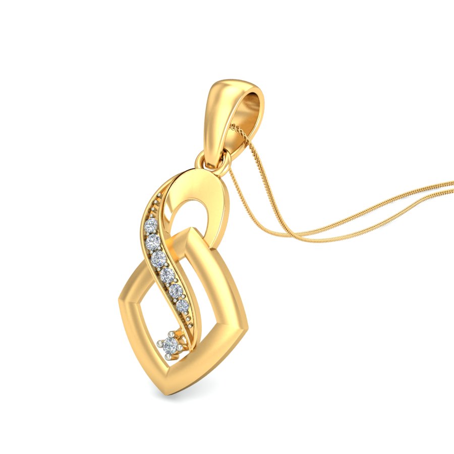 Nidal Jewels | Serene Gold and Diamond Pendant Set