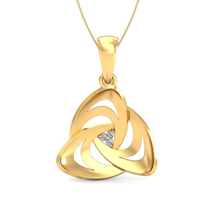 Nidal Jewels | Aurora Gold and Diamond Pendant Set