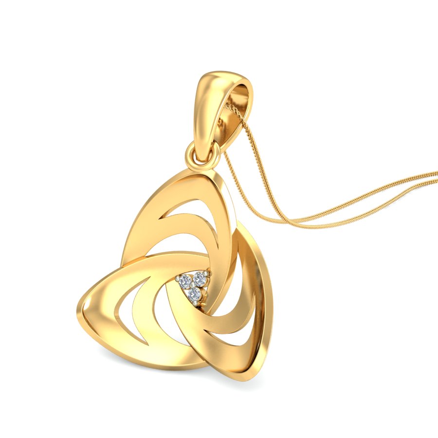 Nidal Jewels | Aurora Gold and Diamond Pendant Set