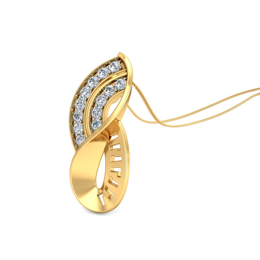 Nidal Jewels | Sunshine Gold and Diamond Pendant Set