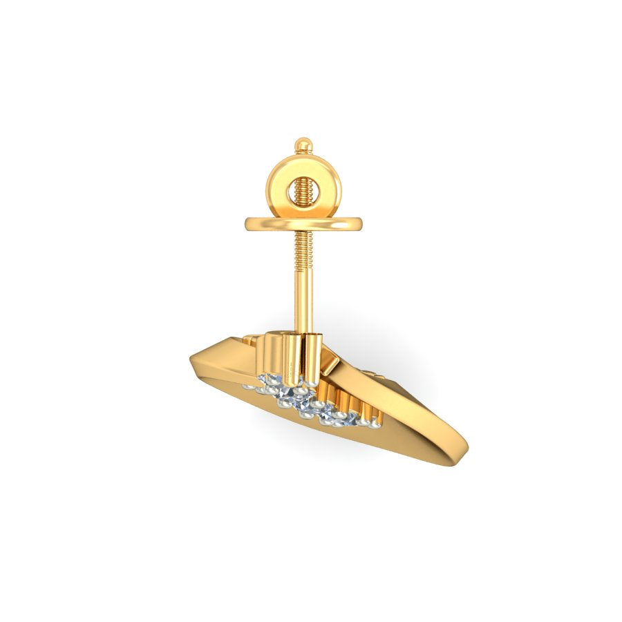 Nidal Jewels | Frosted Gold and Diamond Pendant Set