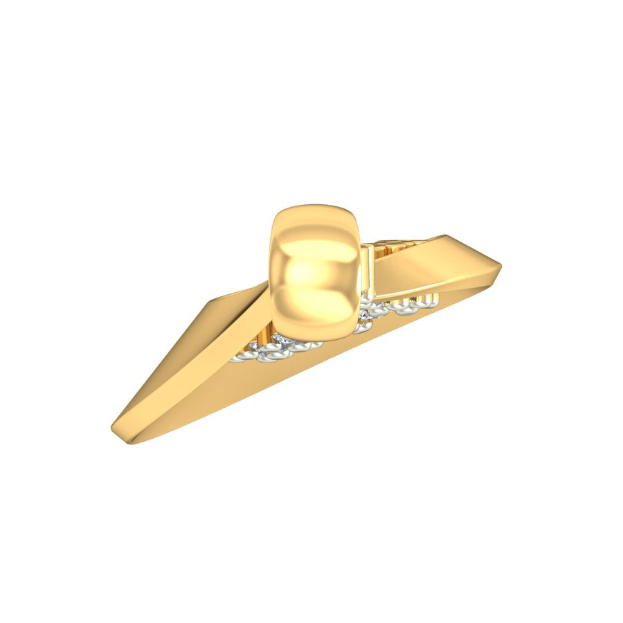 Nidal Jewels | Frosted Gold and Diamond Pendant Set