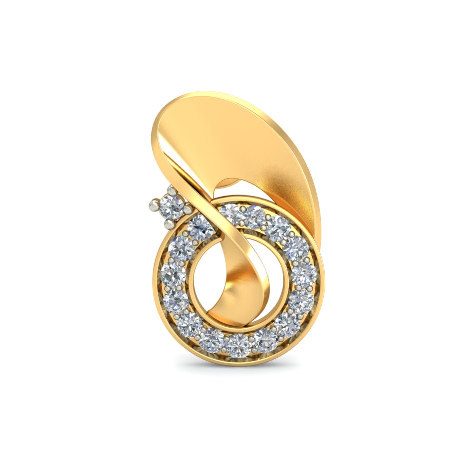 Nidal Jewels | Orchid Gold and Diamond Pendant Set