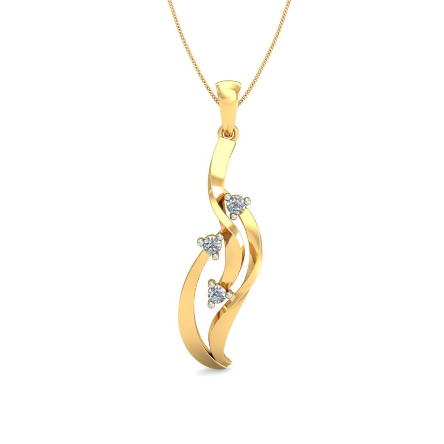 Nidal Jewels | Sunlit Gold and Diamond Pendant Set