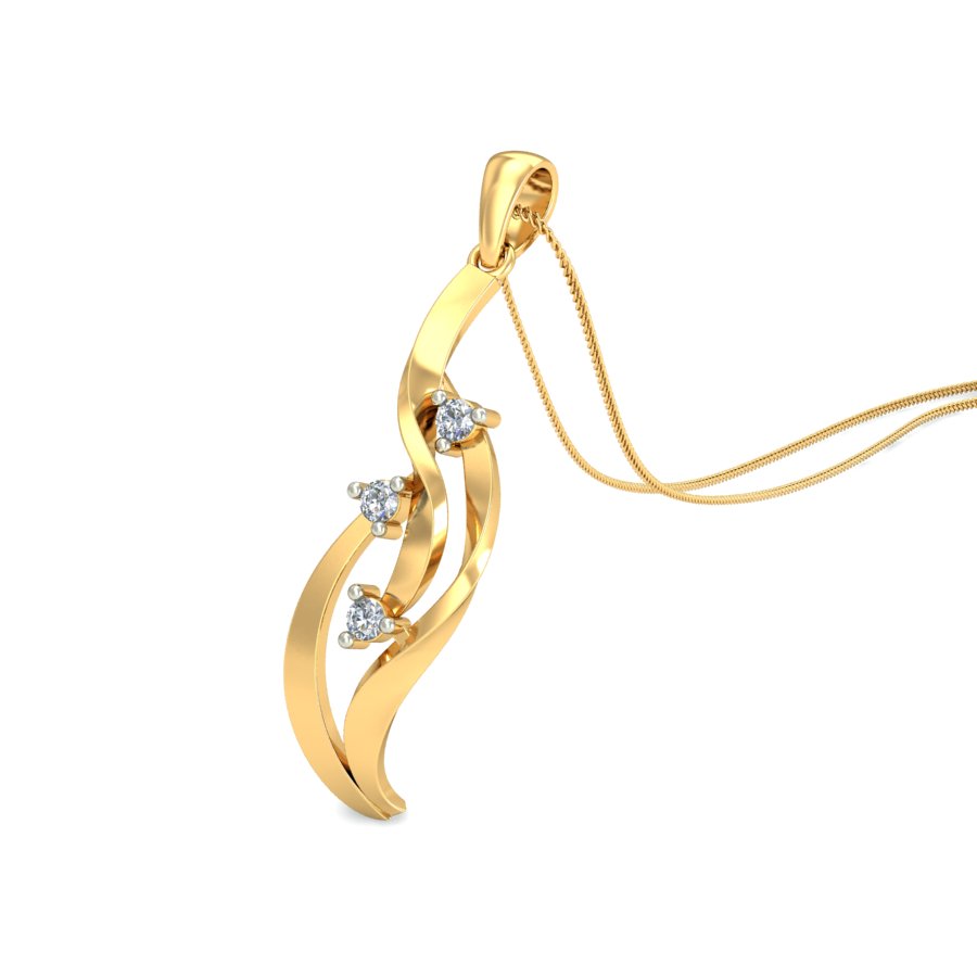Nidal Jewels | Sunlit Gold and Diamond Pendant Set