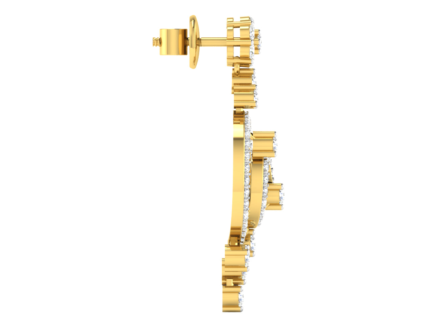 Nidal Jewels | Lustre Gold and Diamond Pendant Set - Nidal Jewels