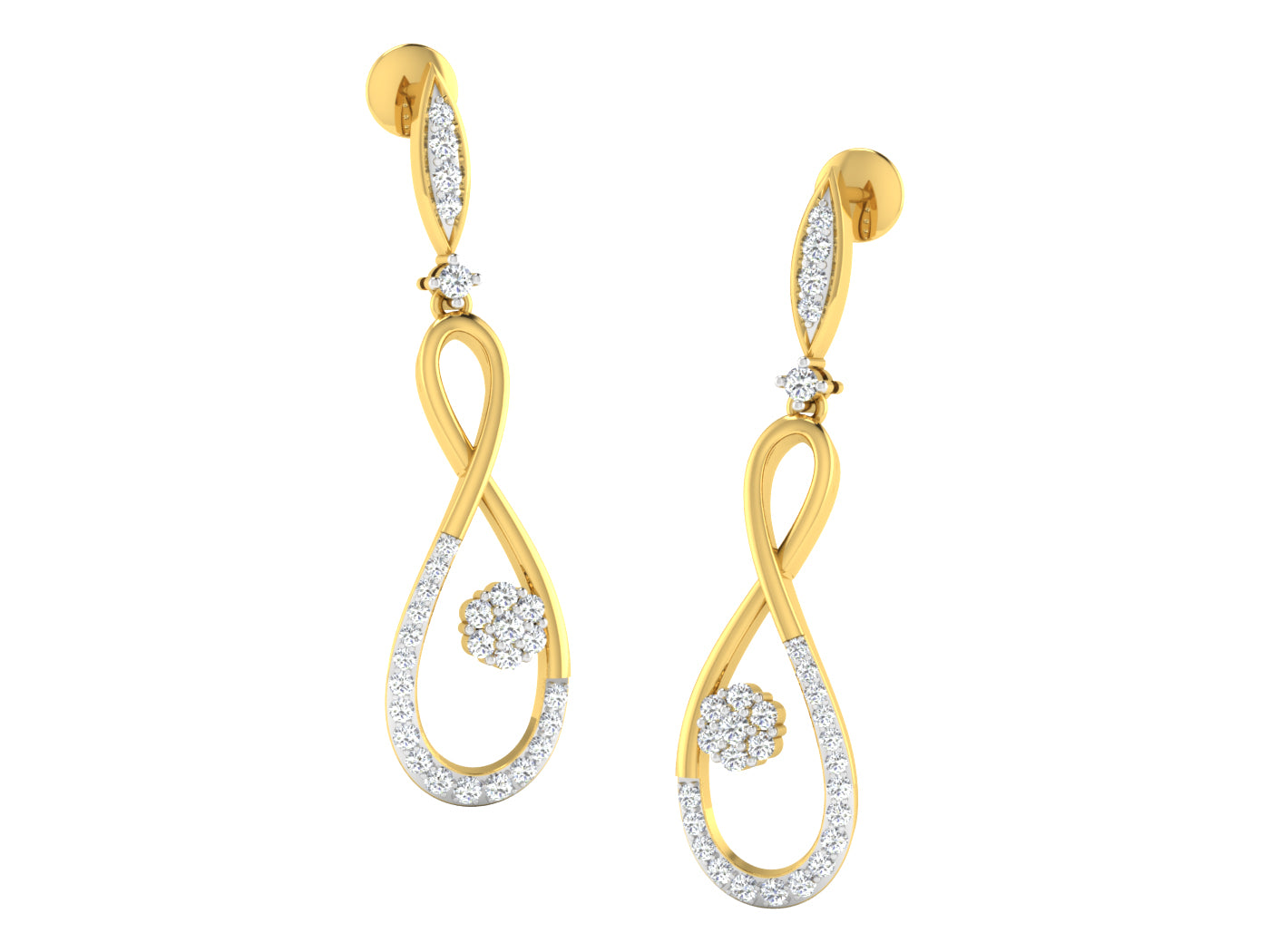 Nidal Jewels | Eternal Bloom Solitaire Pendant Set