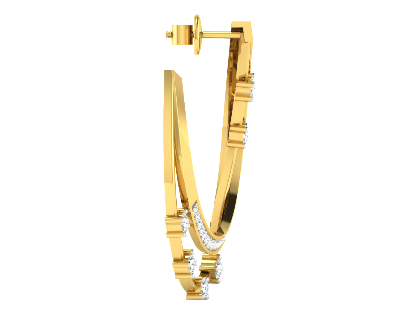 Nidal Jewels | Seraph Gold and Diamond Pendant Set - Nidal Jewels