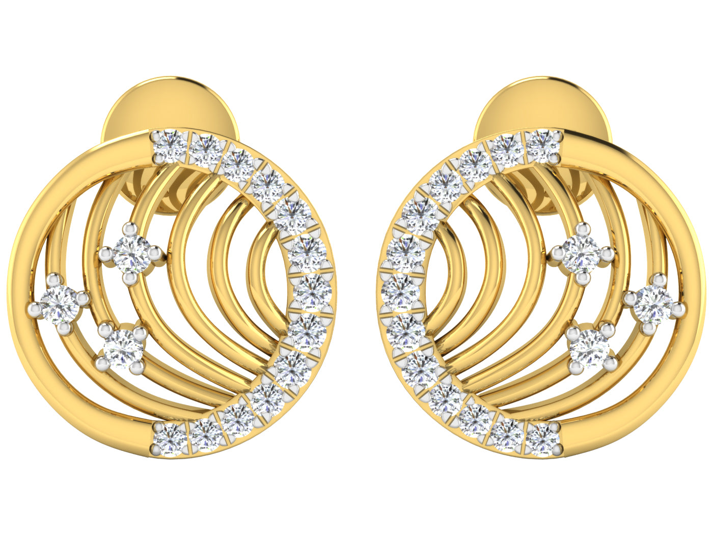 Nidal Jewels | Elara Gold and Diamond Pendant Set - Nidal Jewels