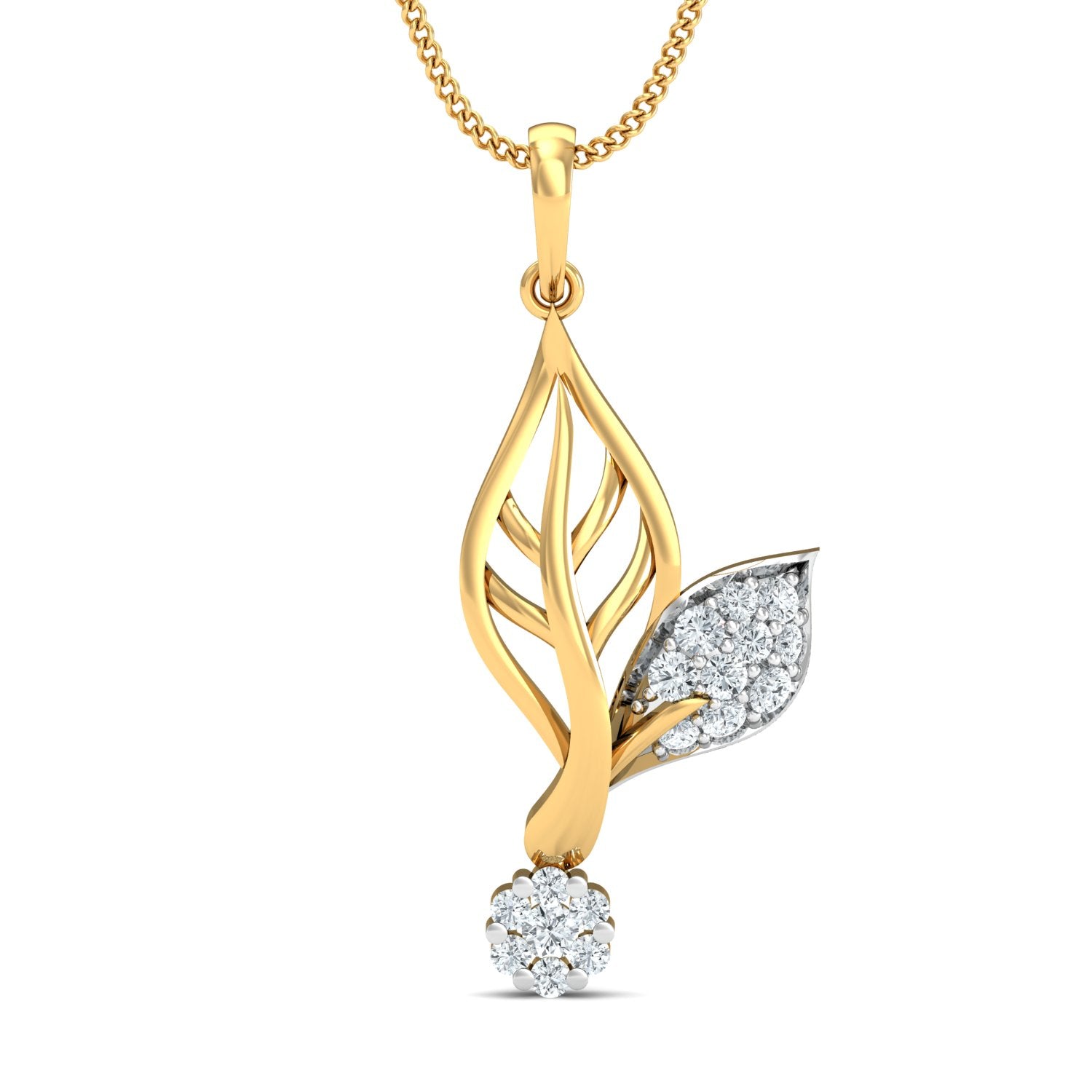 Nidal Jewels | Whimsy Gold and Diamond Pendant Set - Nidal Jewels