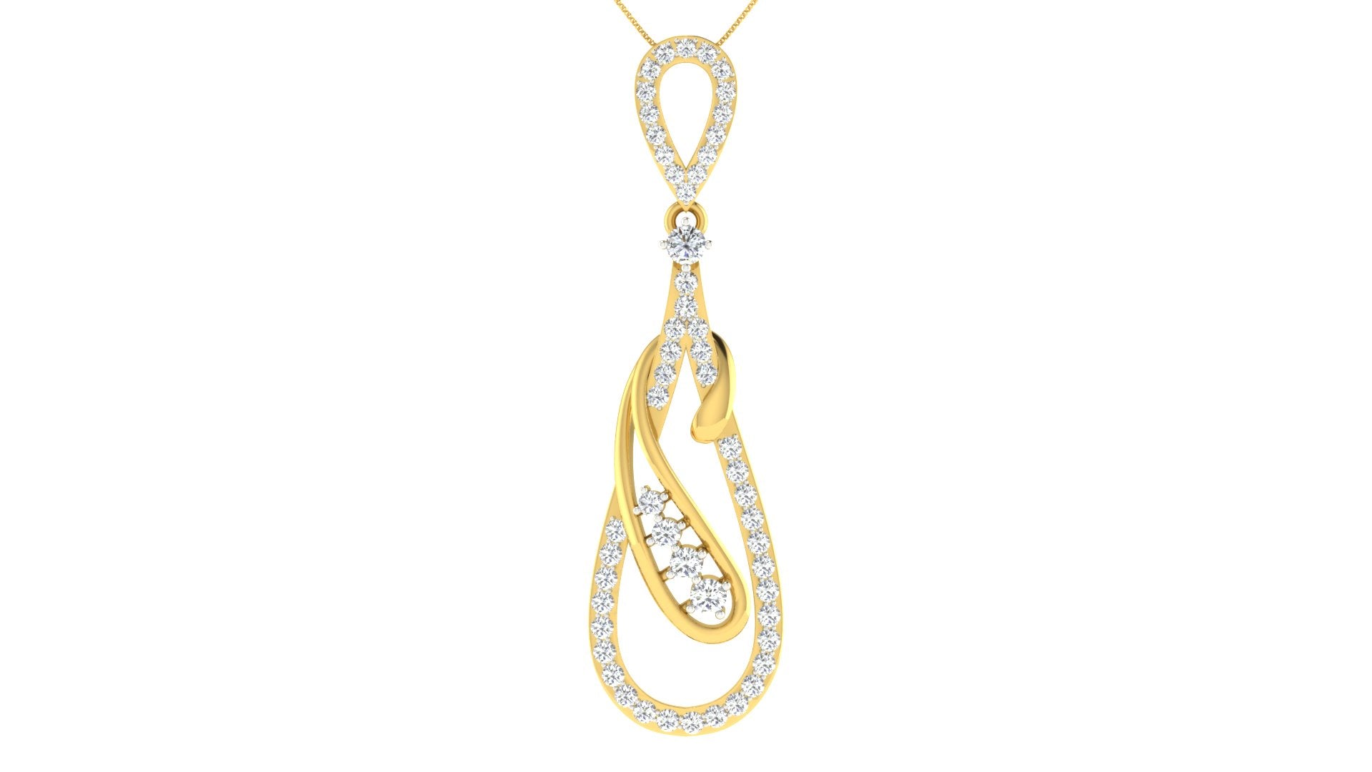 Nidal Jewels | Espryt Gold and Diamond Pendant Set