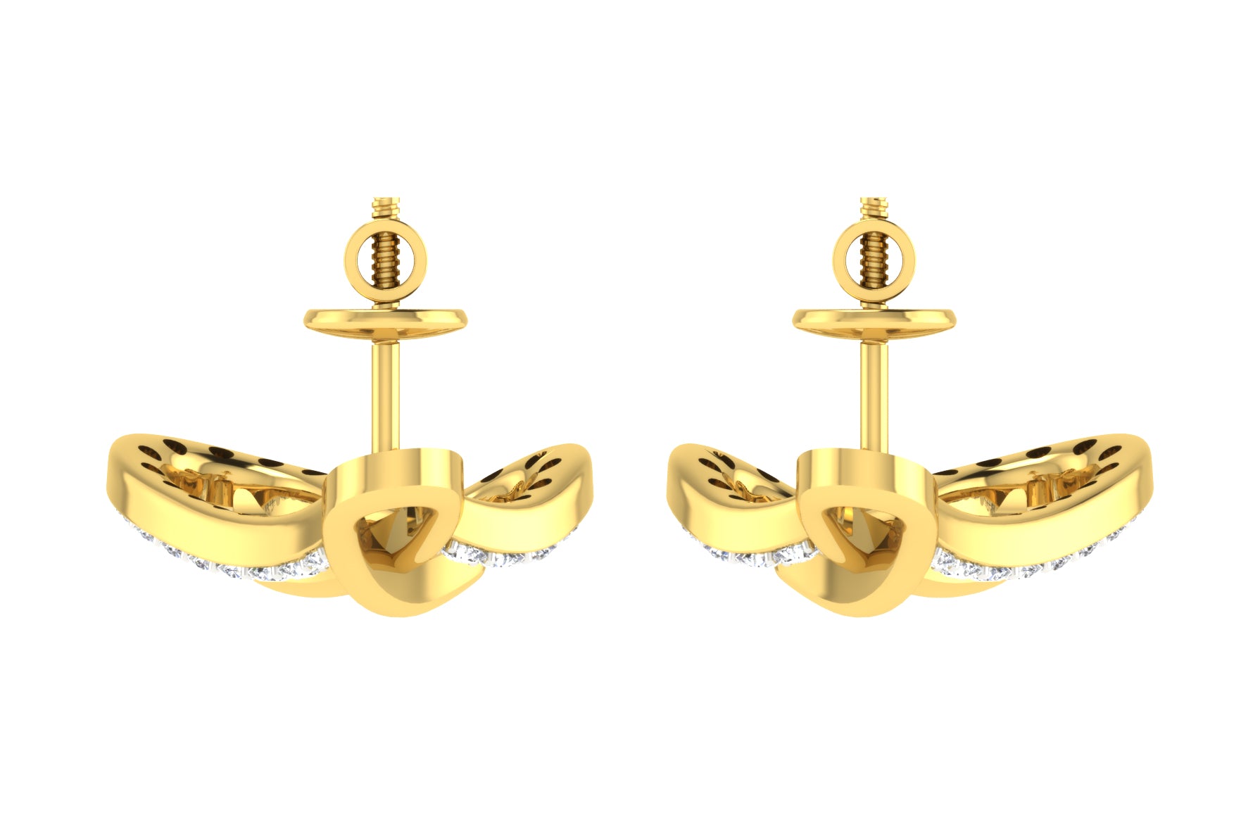 Nidal Jewels | Lover's Heart Gold and Diamond Pendant Set