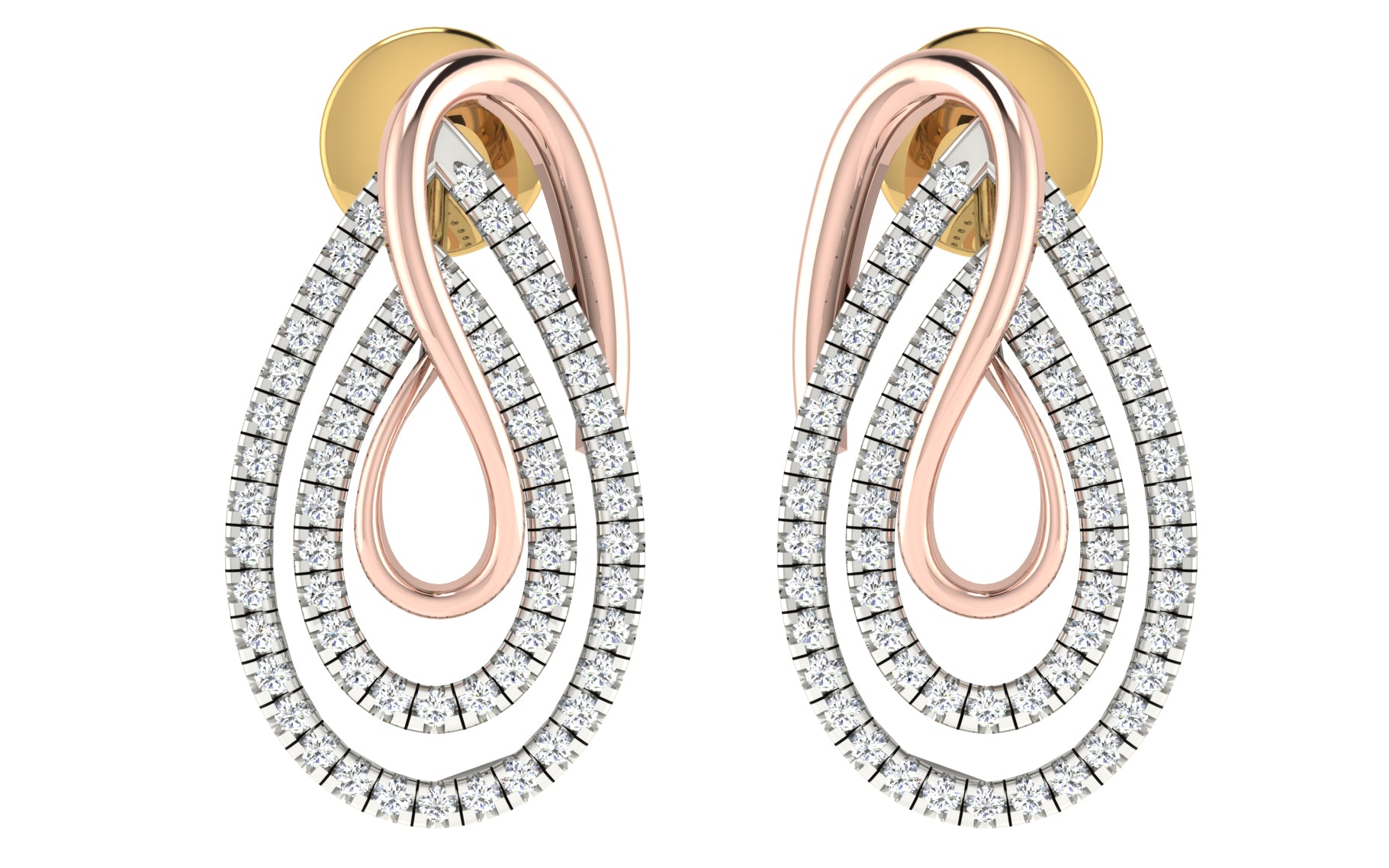 Nidal Jewels | Blush and Spark Diamond Pendant Set