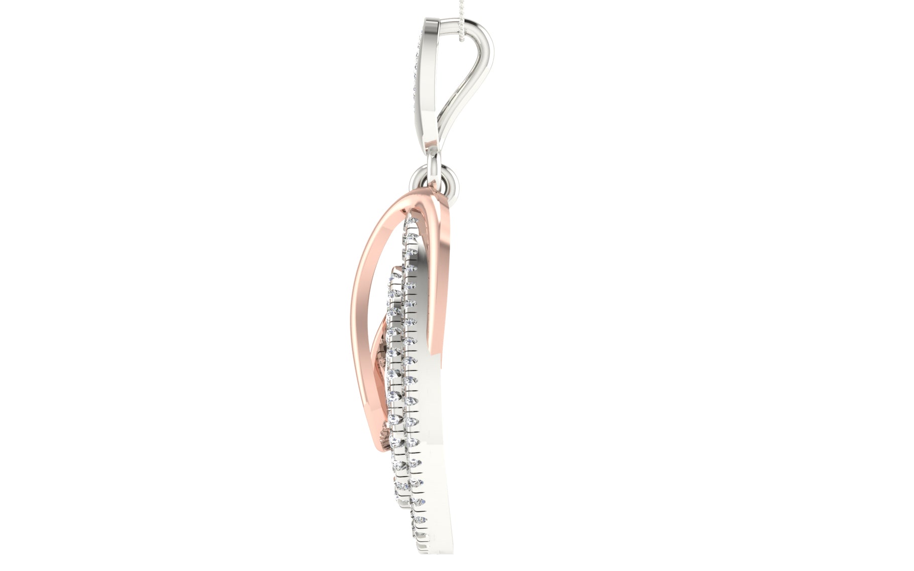 Nidal Jewels | Blush and Spark Diamond Pendant Set