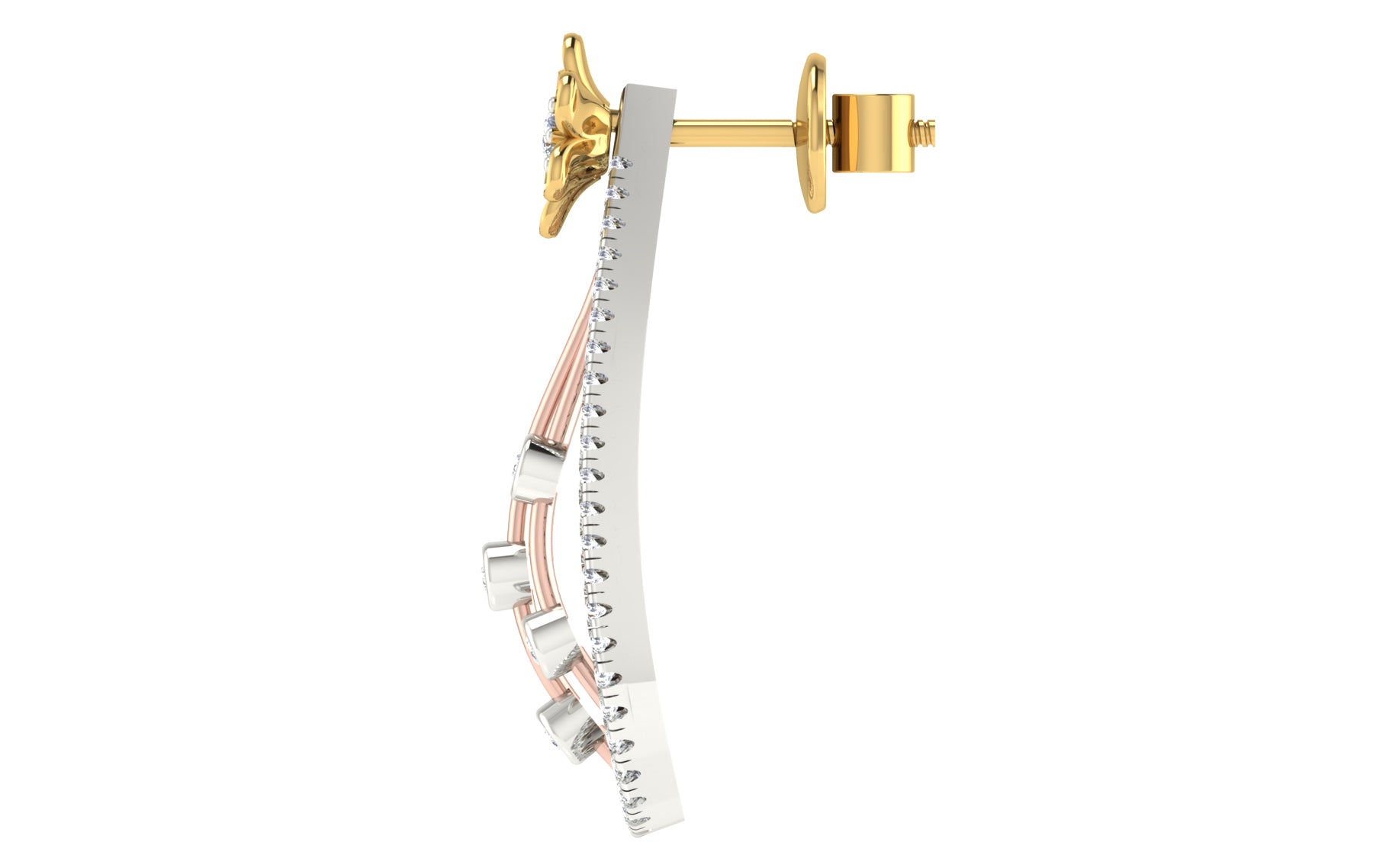 Nidal Jewels | Bouqet Gold and Diamond Pendant Set