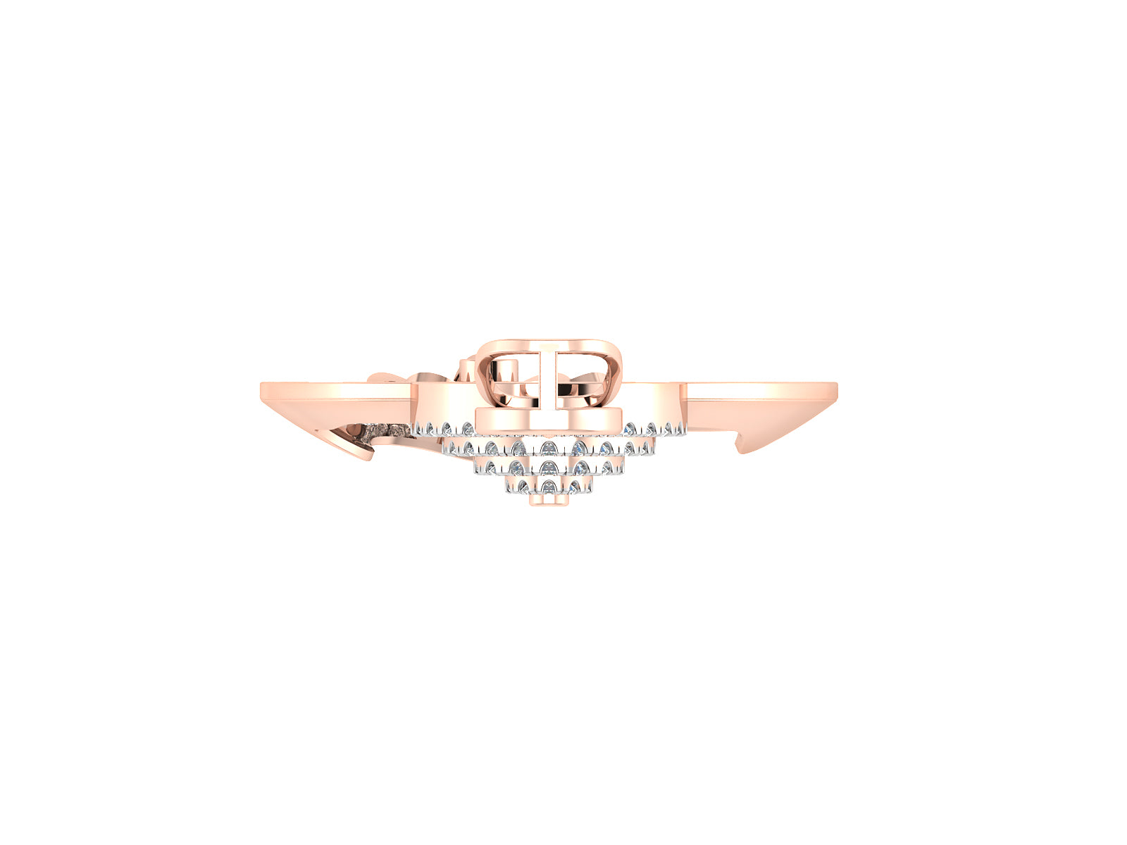 Nidal Jewels | Fiorella Gold and Rosegold Diamond Pendant Set