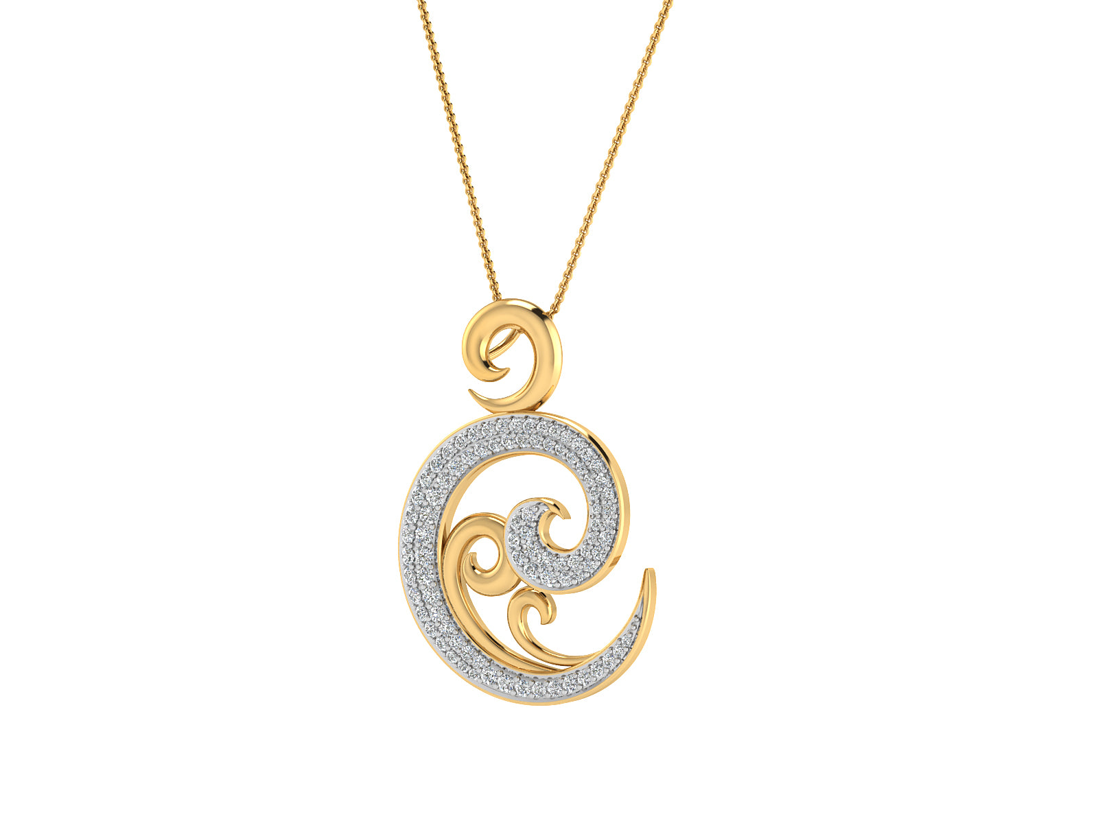 Nidal Jewels | Constella Gold and Diamond Pendant Set