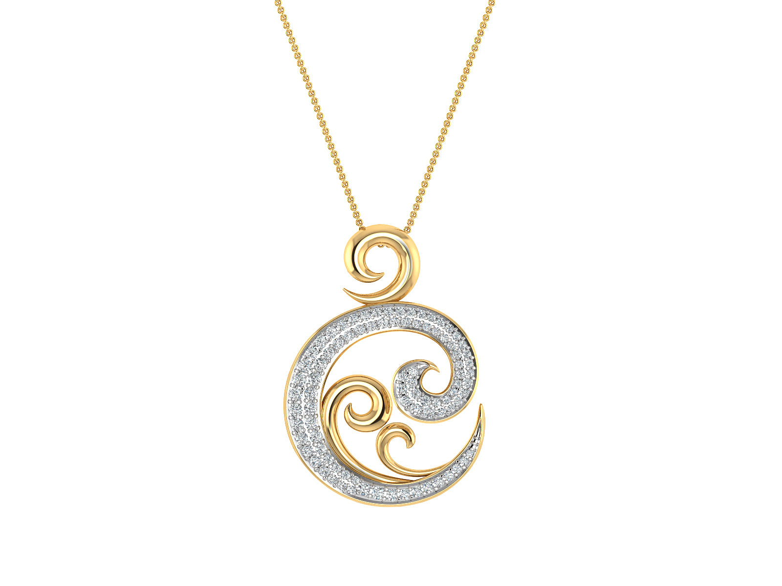 Nidal Jewels | Constella Gold and Diamond Pendant Set