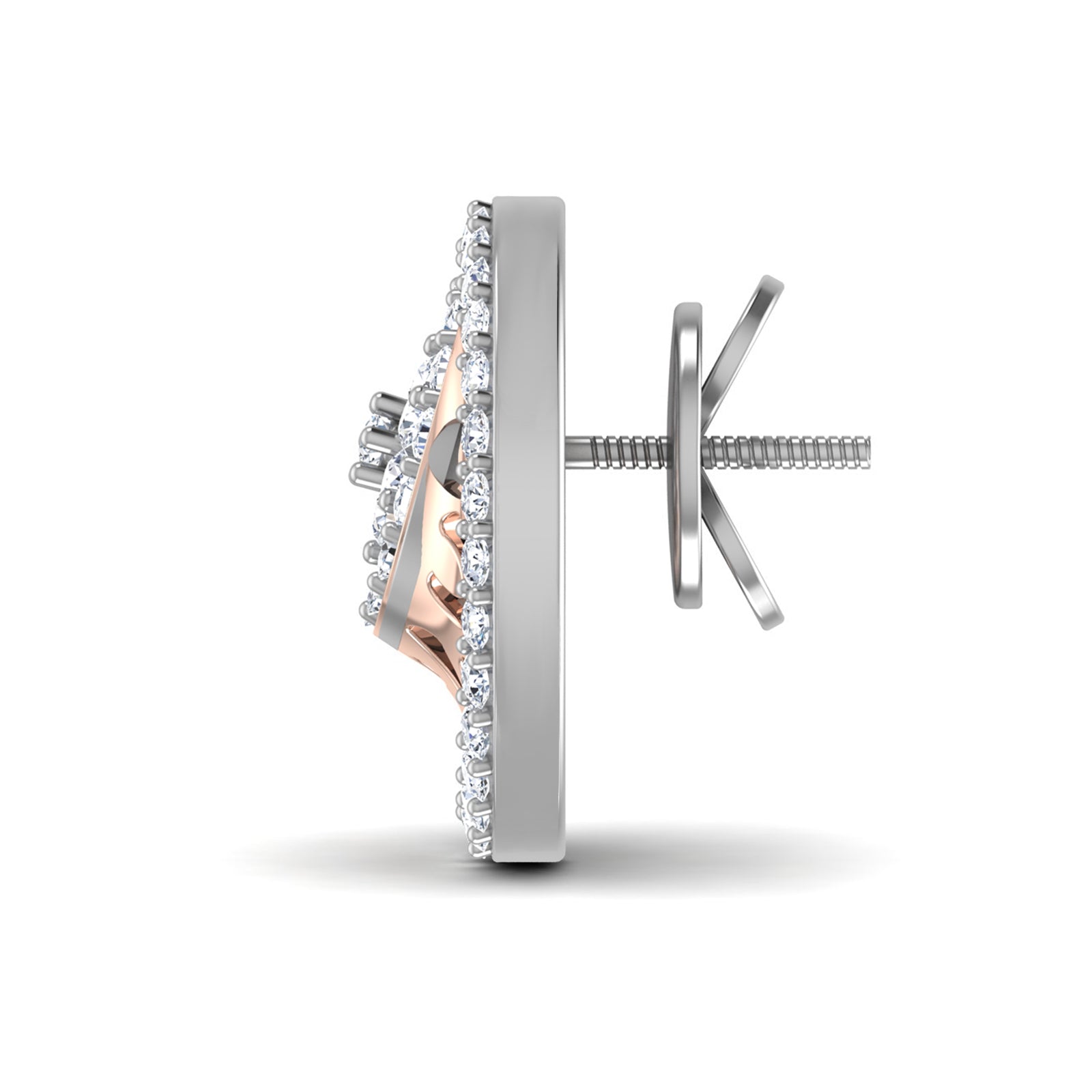 Nidel Jewels | Orbella Gold and Rosegold Diamond Pendant Set