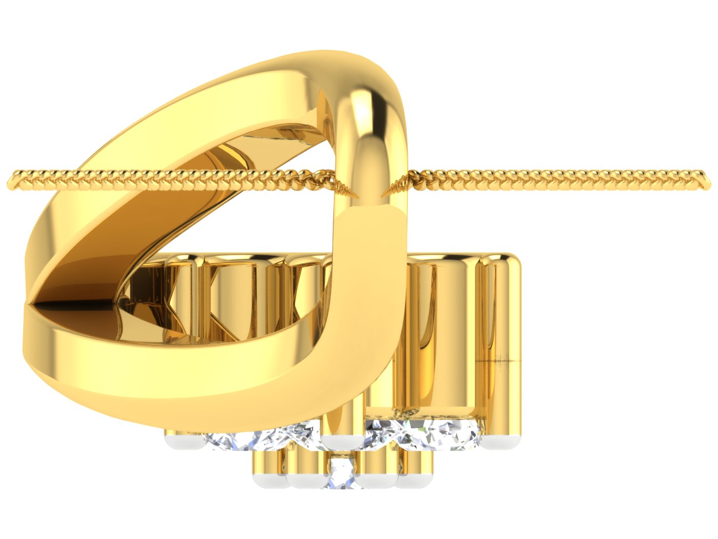 Nidal Jewels | Radiant Flower  Gold &  Diamond Pendant - Nidal Jewels